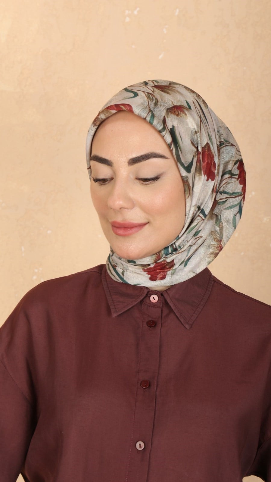 Locella Pamuk Vual Eşarp Canlı Yeşil