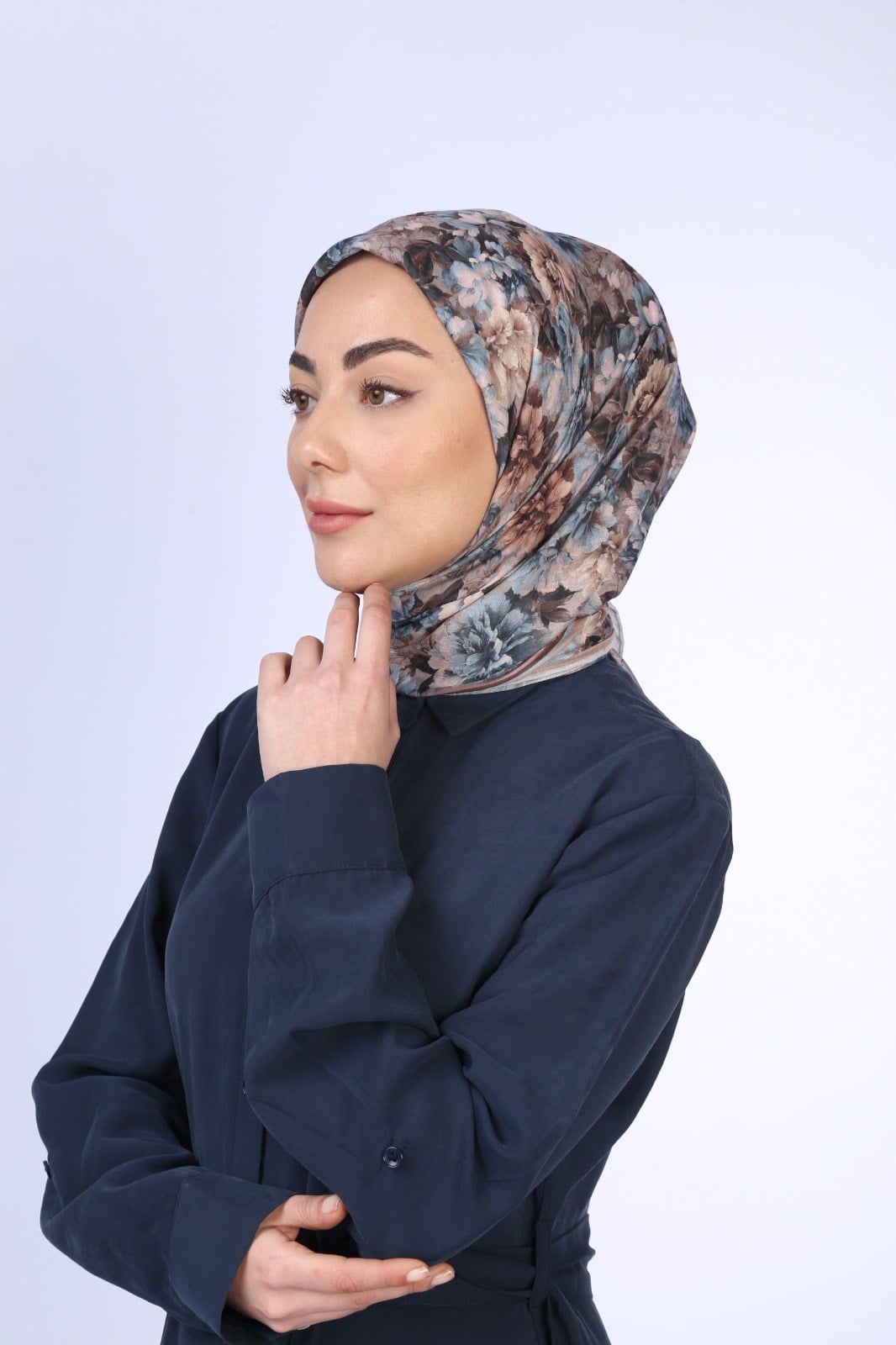 Locella Pamuk Vual Eşarp Sütlü Kahve
