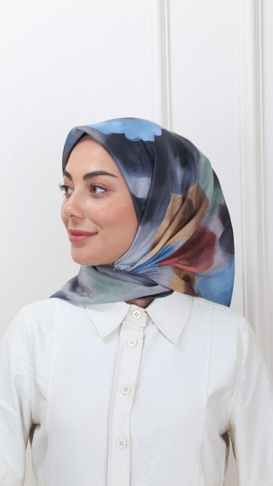 Locella Pamuk Vual Eşarp Siyah-3