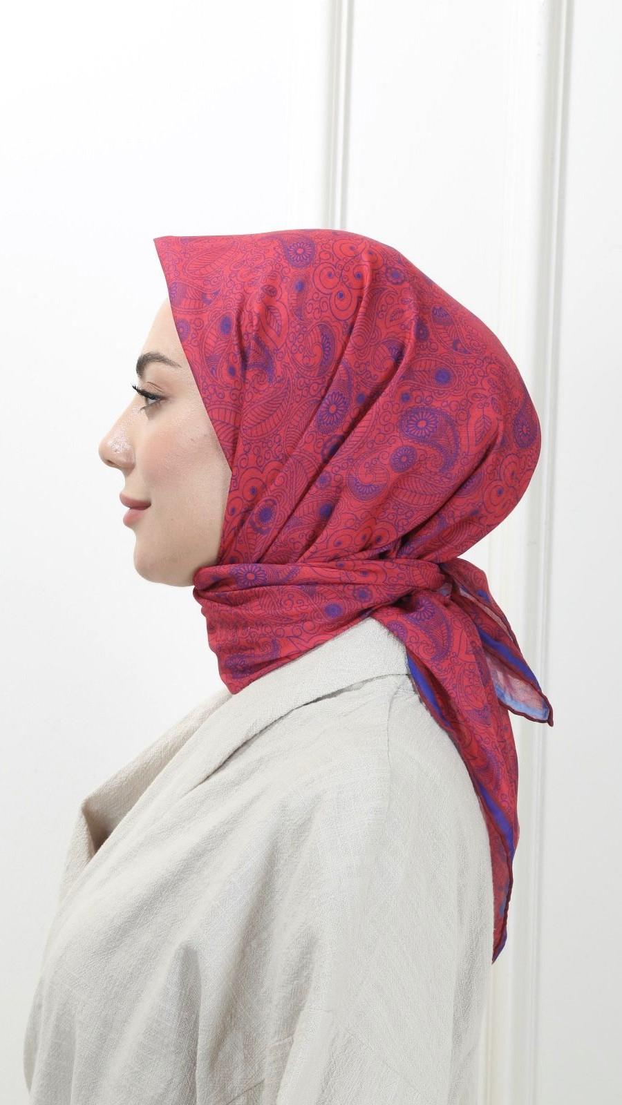 Locella Pamuk Vual Eşarp Canlı Fuşya-24