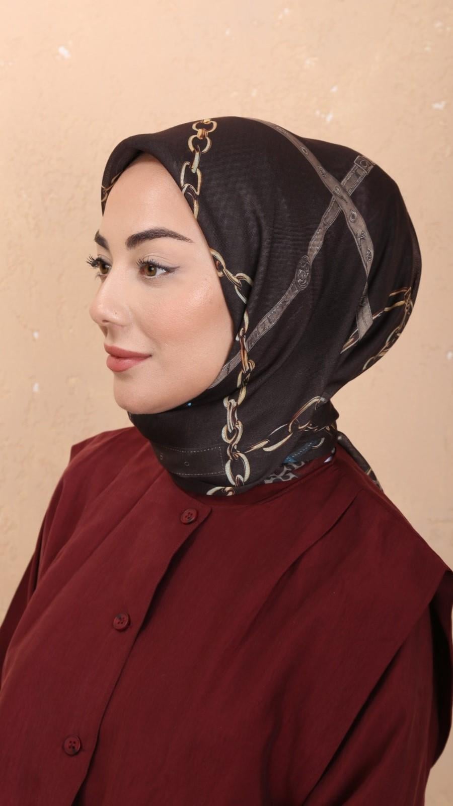 Locella Soft Pamuk Eşarp Acı Kahve