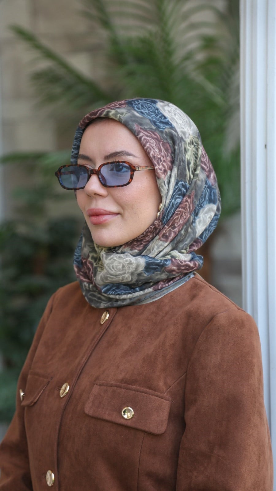 Locella Soft Pamuk Eşarp Vizon