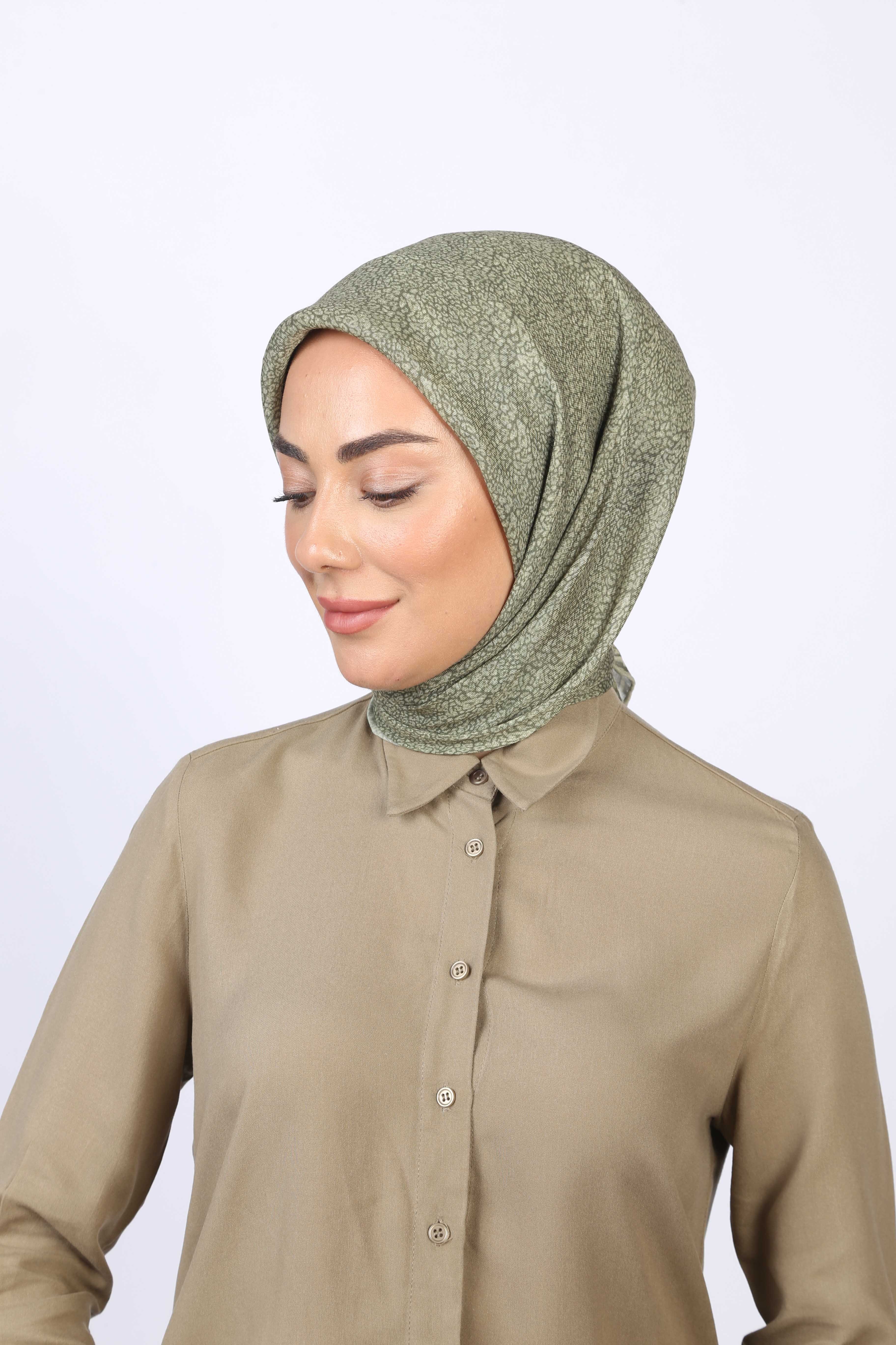 Locella Soft Pamuk Eşarp Yeşil