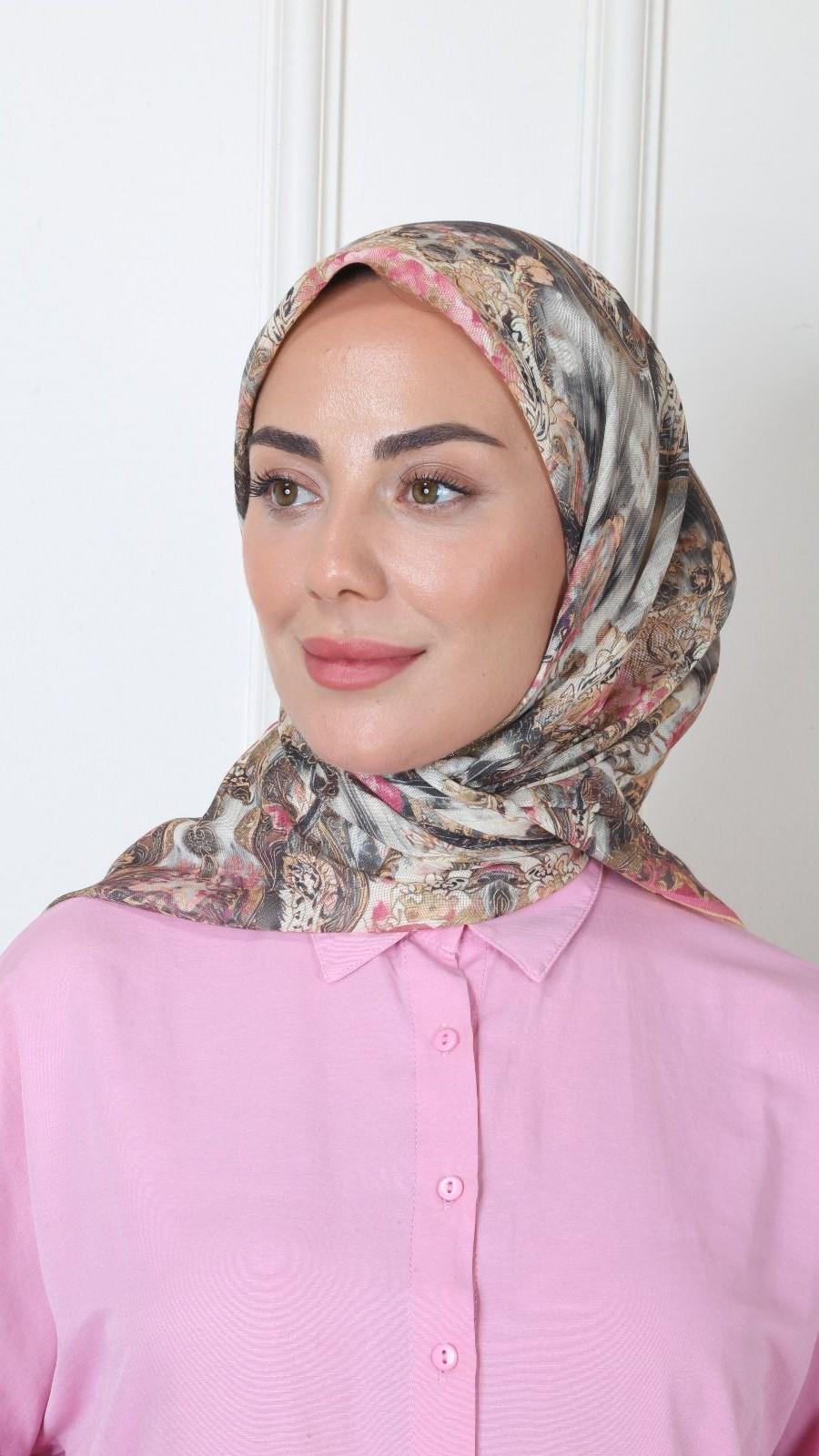 Locella Soft Pamuk Eşarp Sarı-1