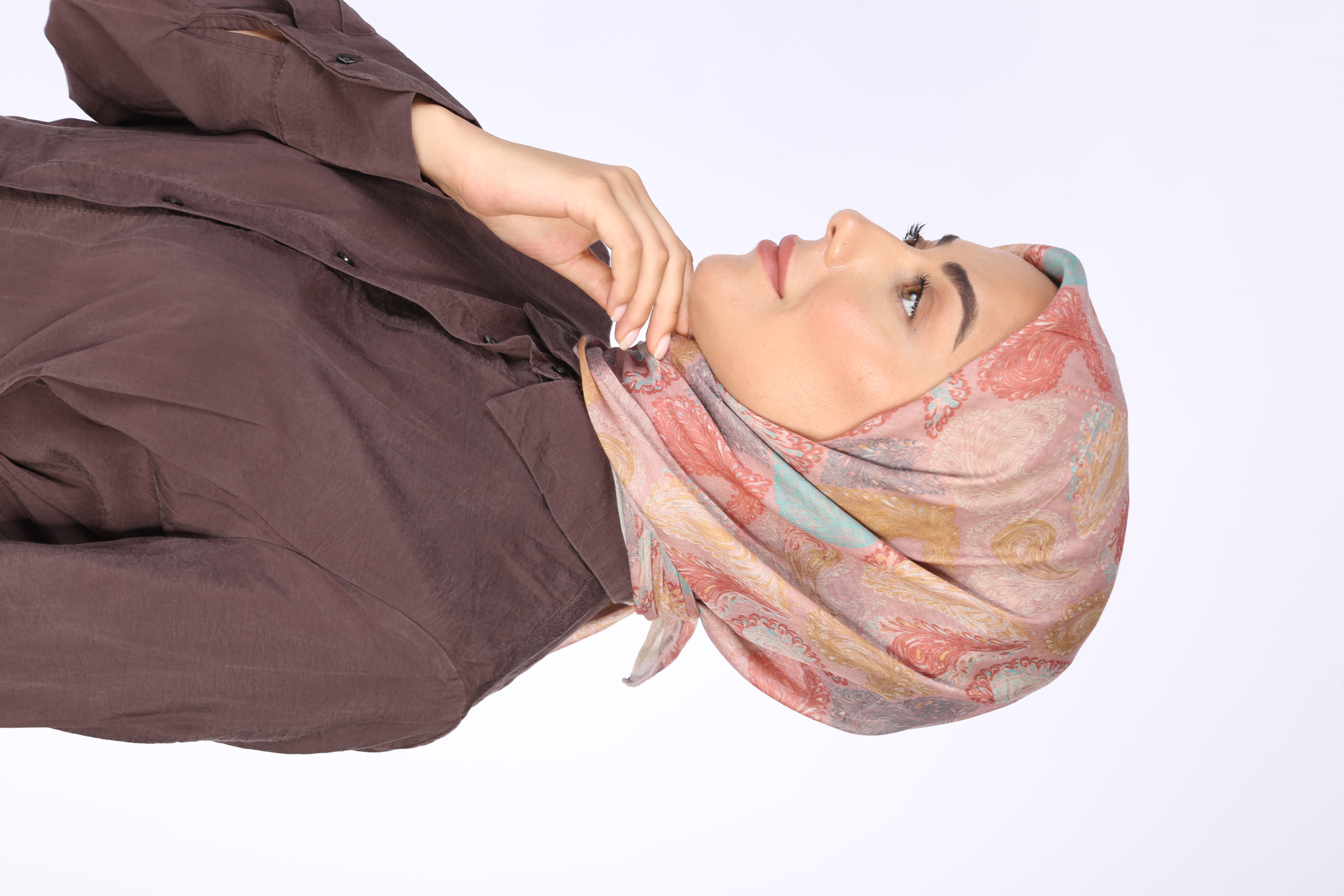 Locella Soft Pamuk Eşarp-Pembe