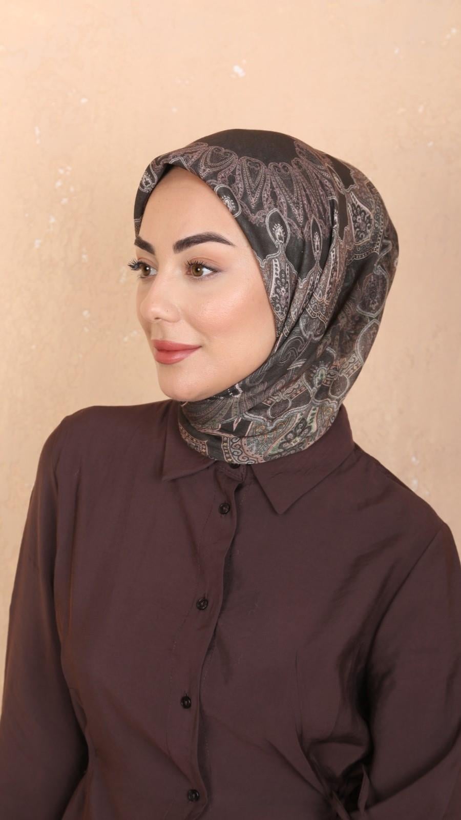 Locella Soft Pamuk Eşarp Yeşil