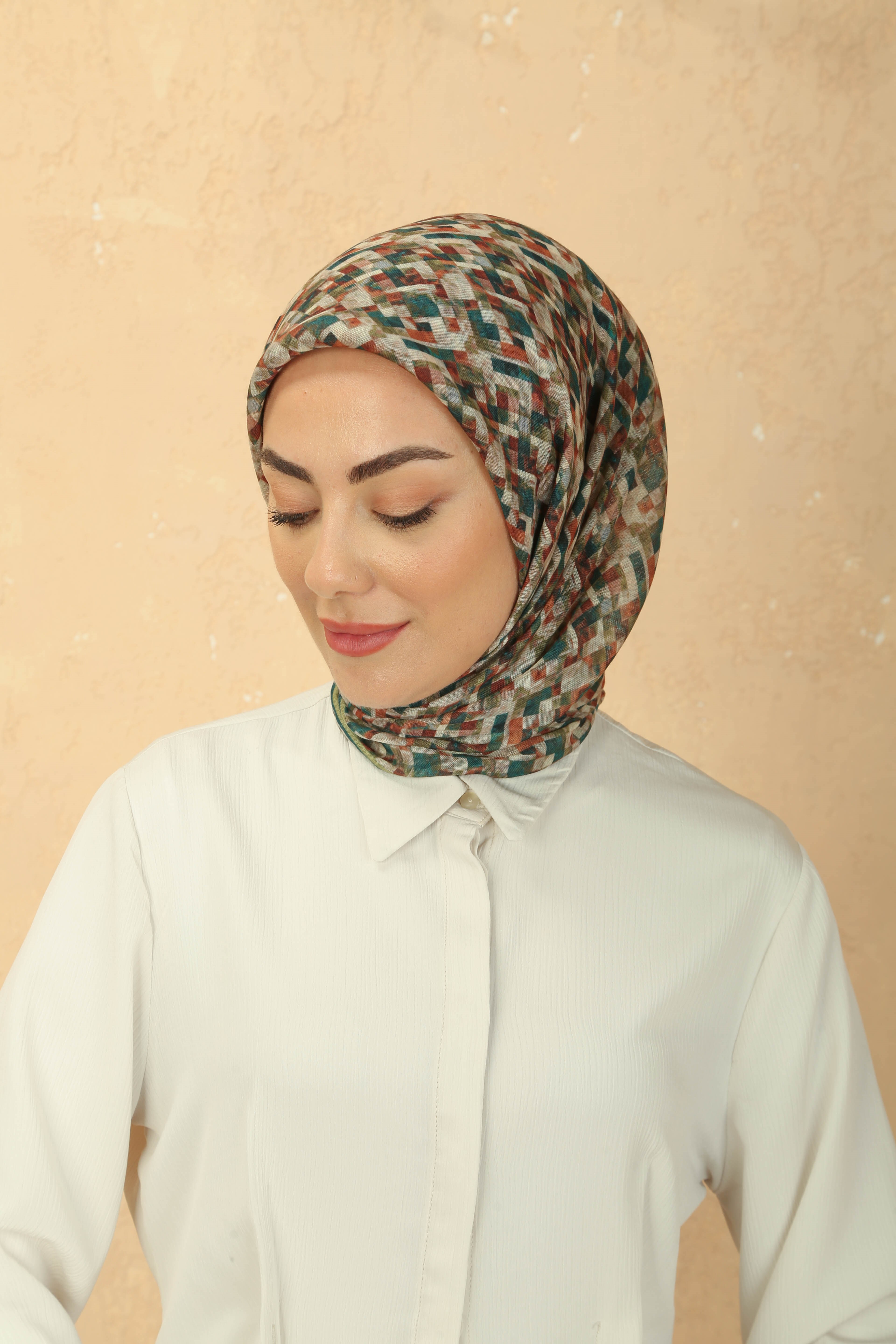 Locella Soft Pamuk Eşarp Açık Yeşil