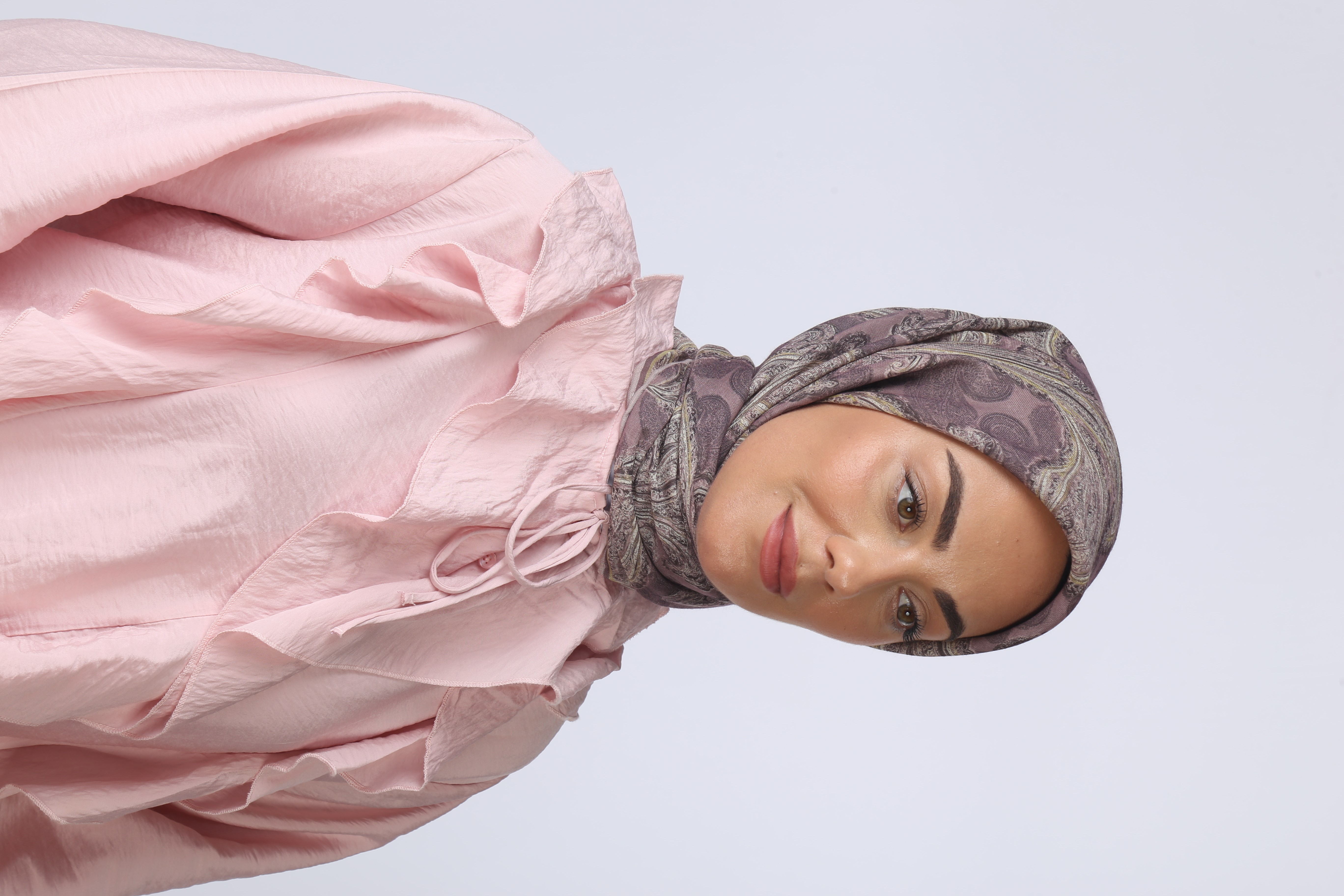 Locella Soft Pamuk Eşarp Gül Kurusu