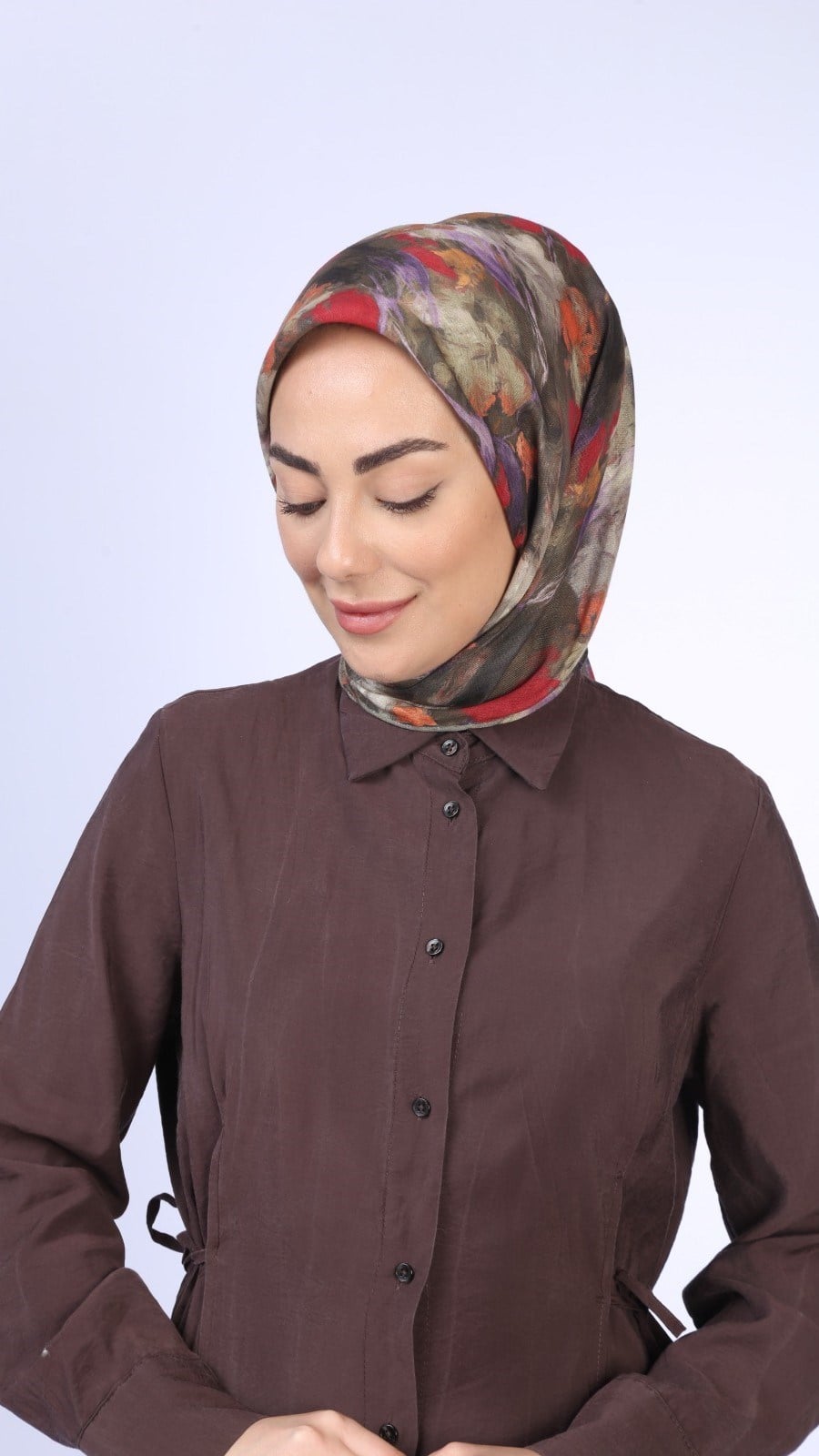 Locella Soft Pamuk Eşarp Yeşil