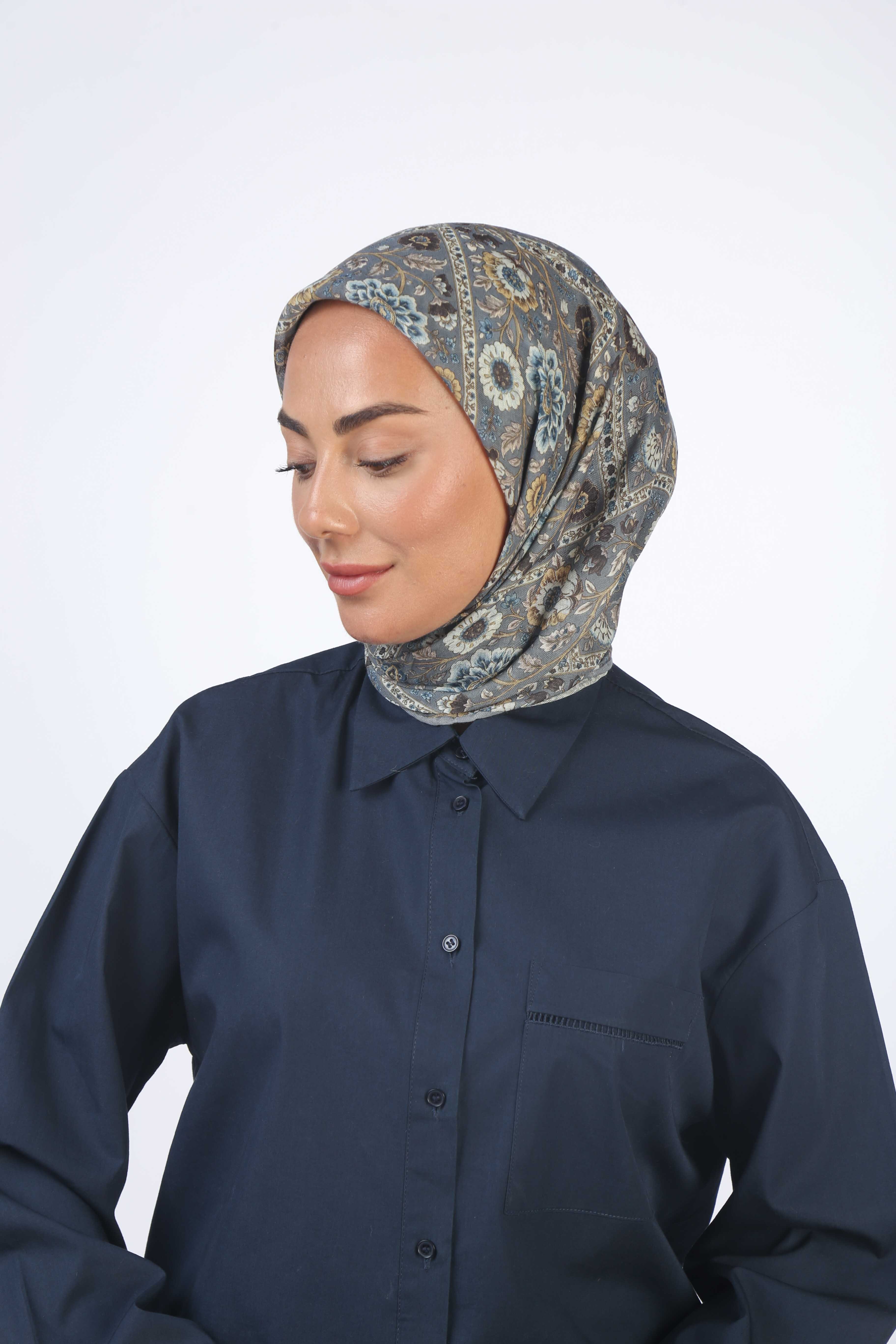 Locella Soft Pamuk Eşarp Antrasit