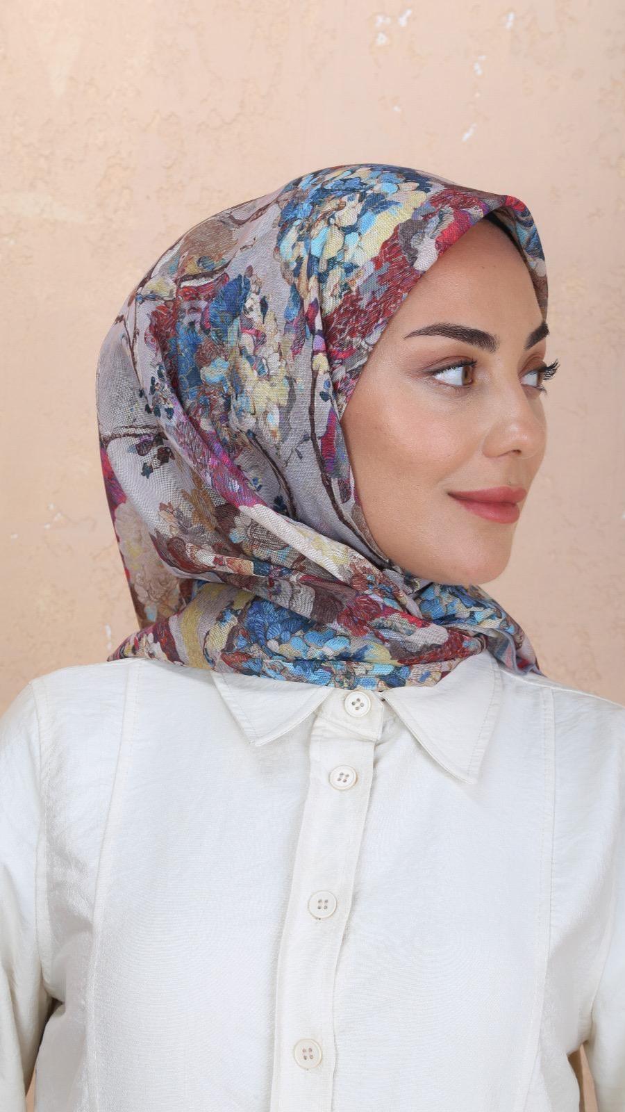 Locella Soft Pamuk Eşarp Fuşya-11