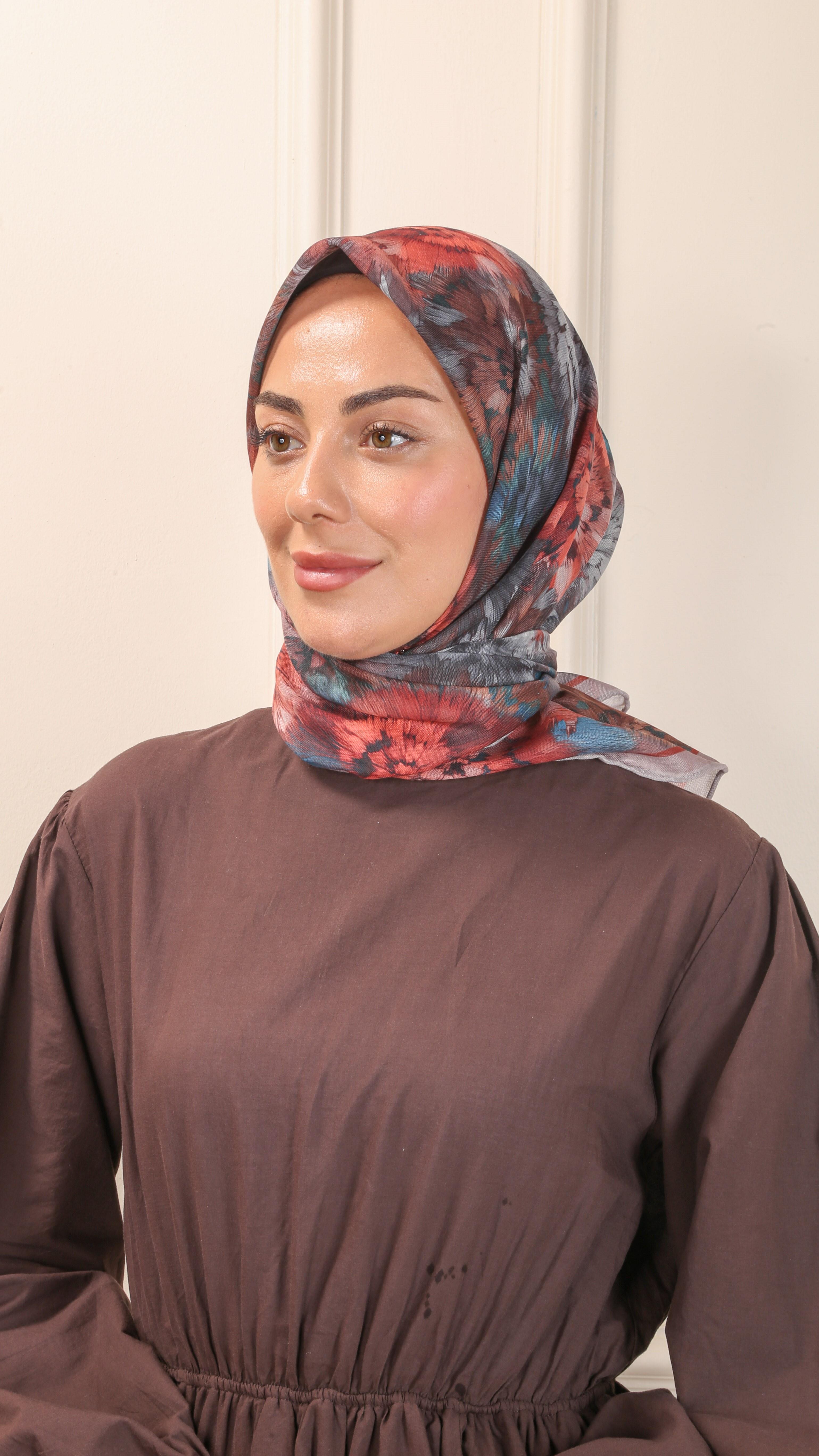 Locella Soft Pamuk Eşarp Vizon-2