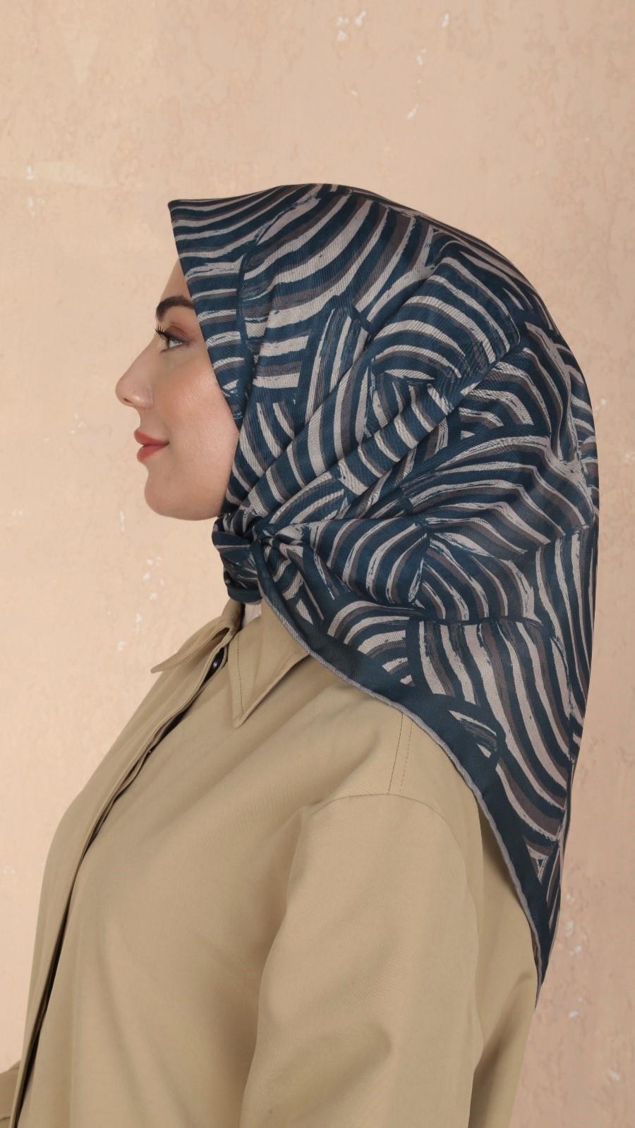 Locella Soft Pamuk Eşarp Zümrüt Yeşili-11