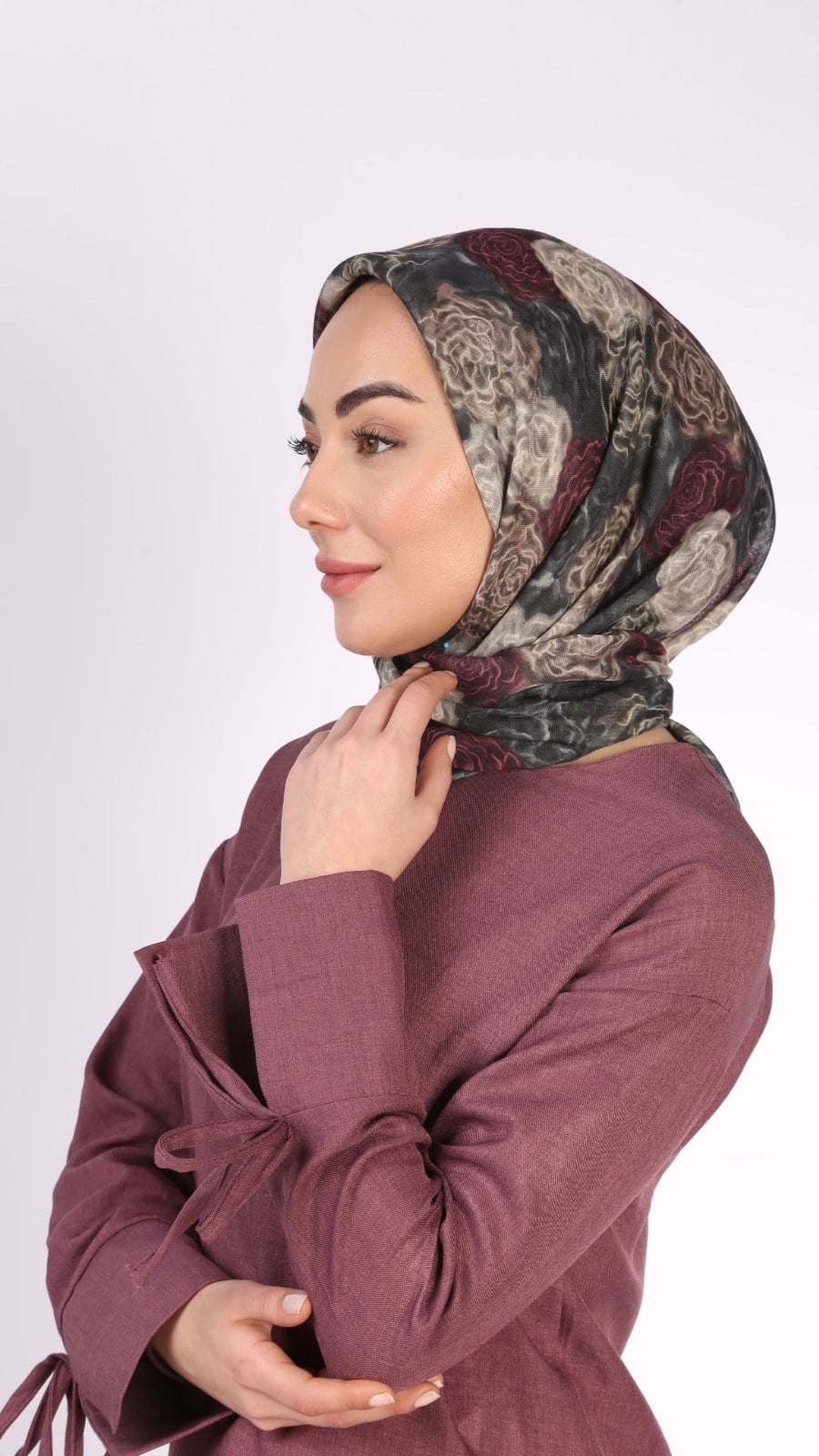 Locella Soft Pamuk Eşarp Koyu Yeşil