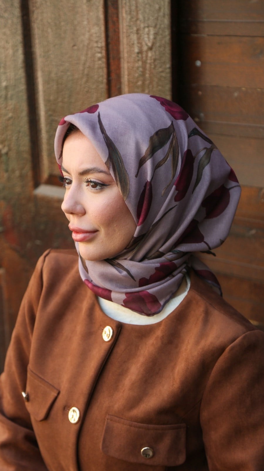 Locella Soft Pamuk Eşarp Gül Pembe