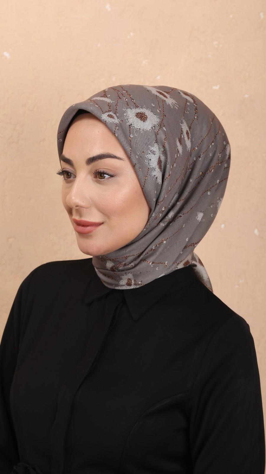 Locella Soft Pamuk Eşarp Vizon