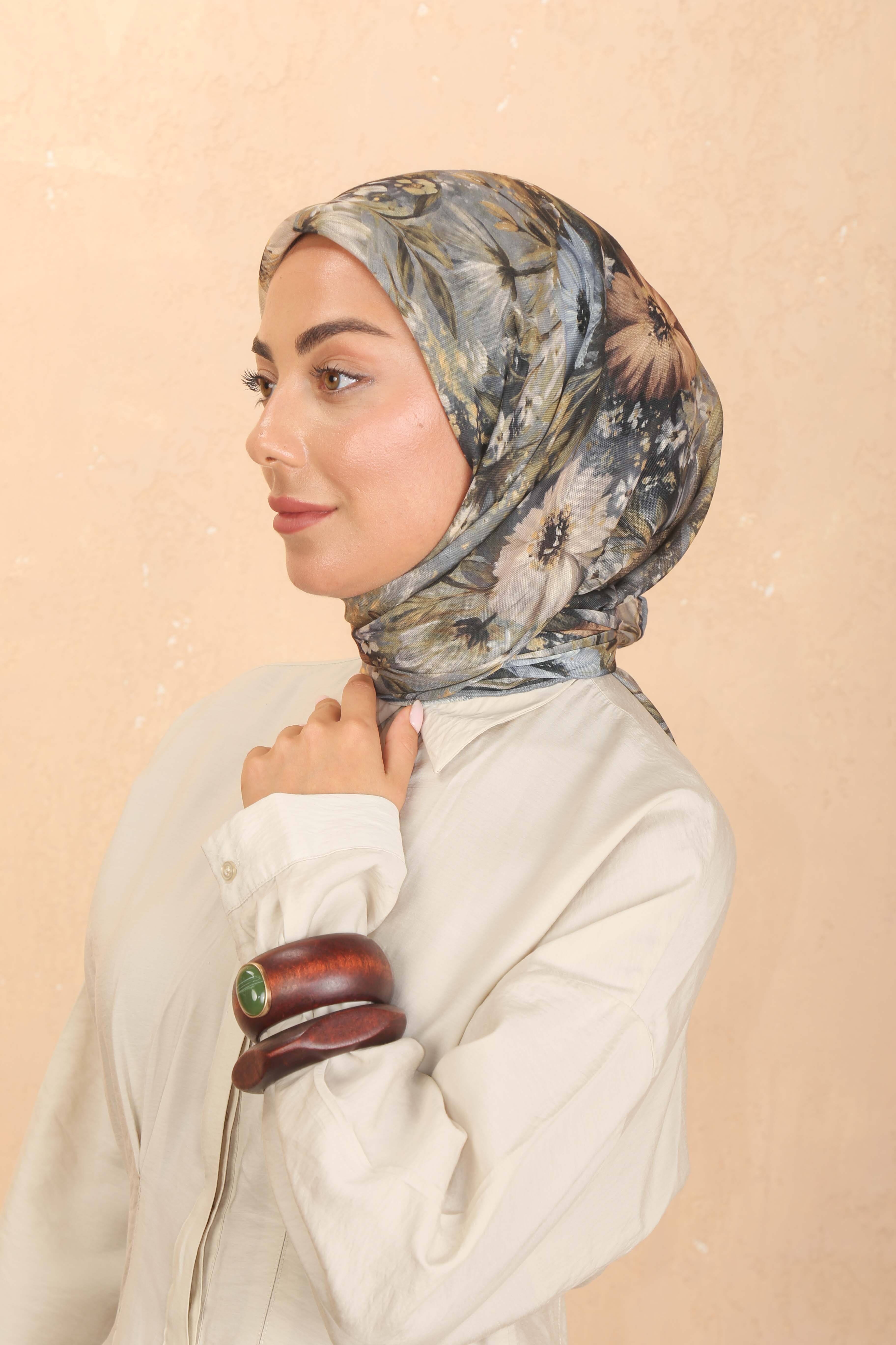 Locella Soft Pamuk Eşarp Antrasit