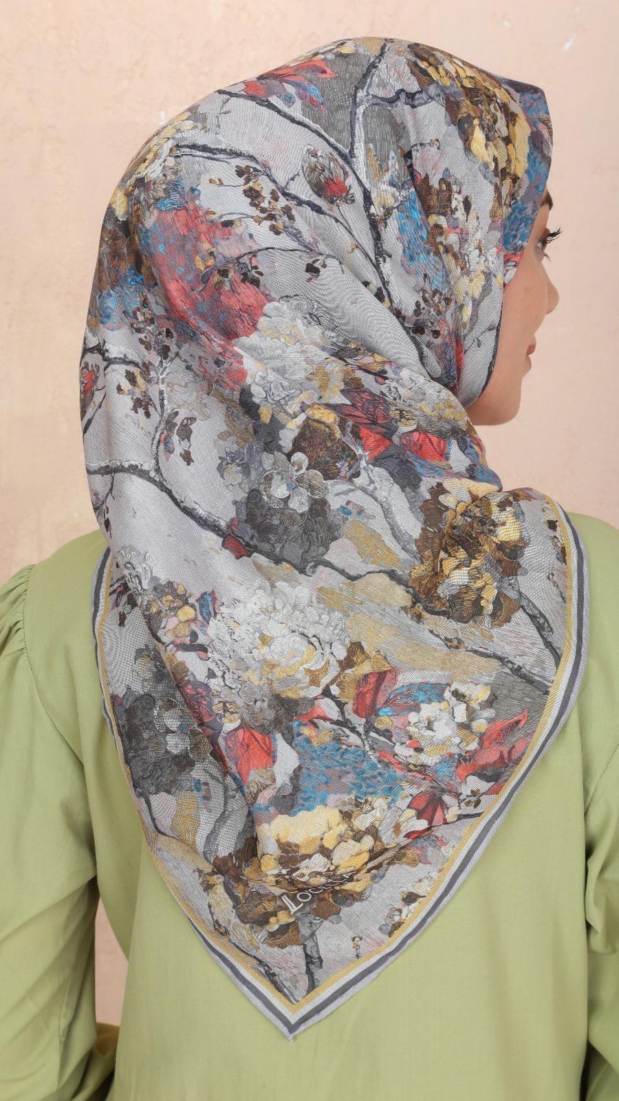 Locella Soft Pamuk Eşarp Sarı-9