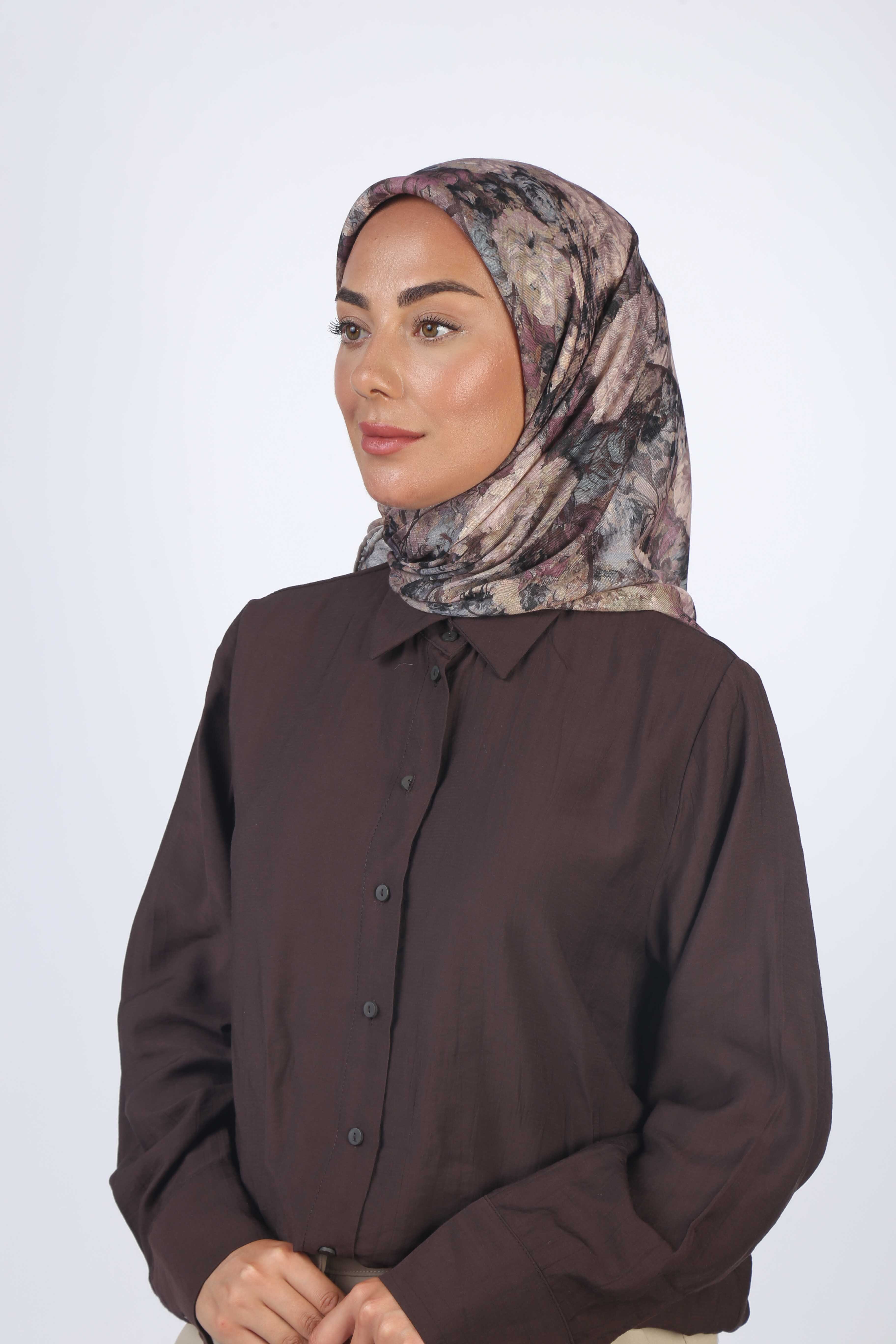 Locella Soft Pamuk Eşarp Pudra Pembe