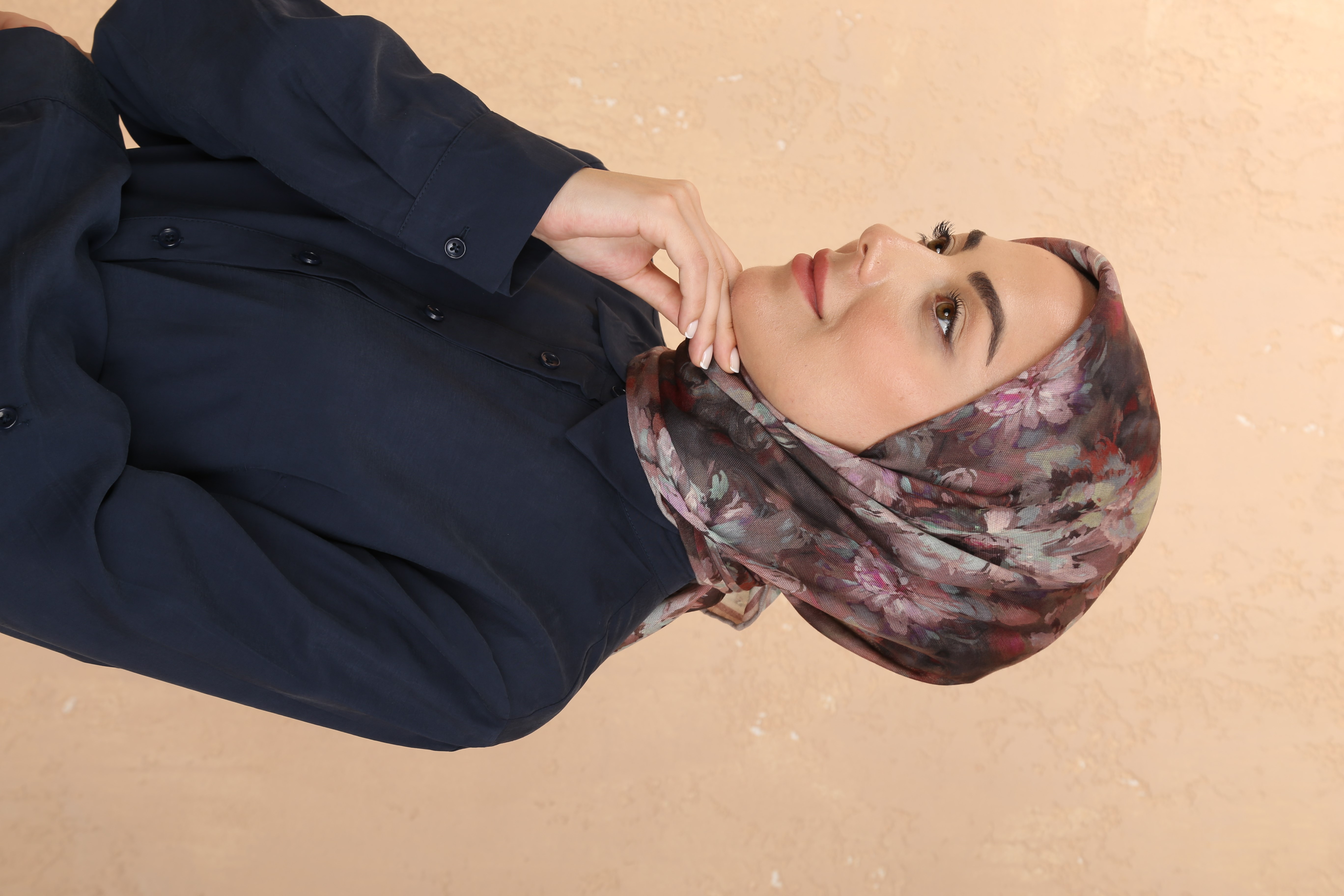 Locella Soft Pamuk Eşarp-Gül Kurusu