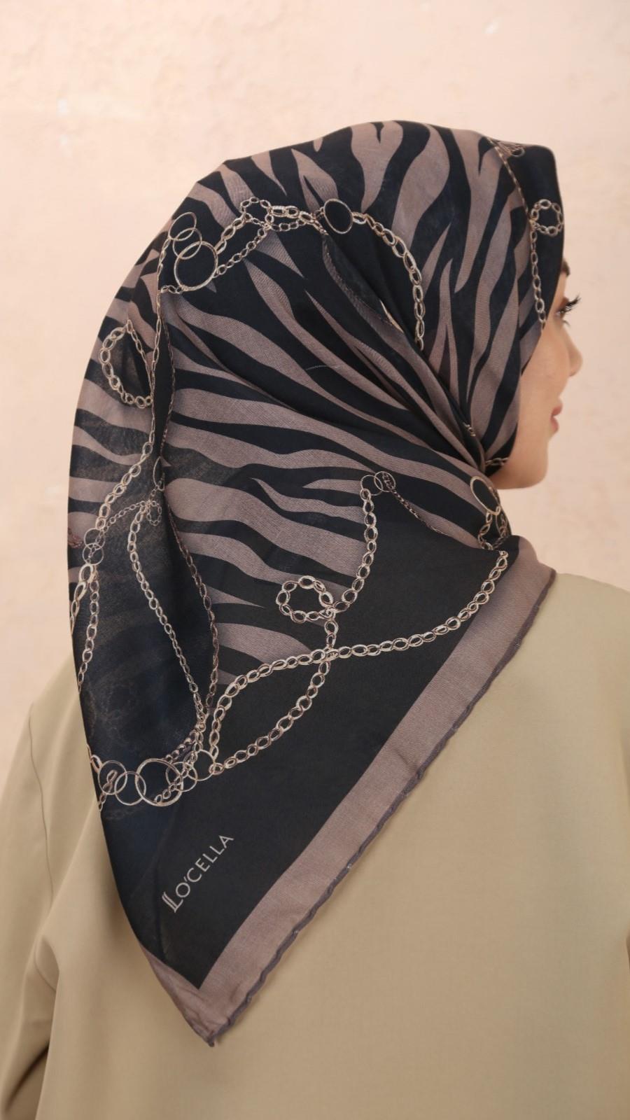 Locella Soft Pamuk Eşarp Vizon-10