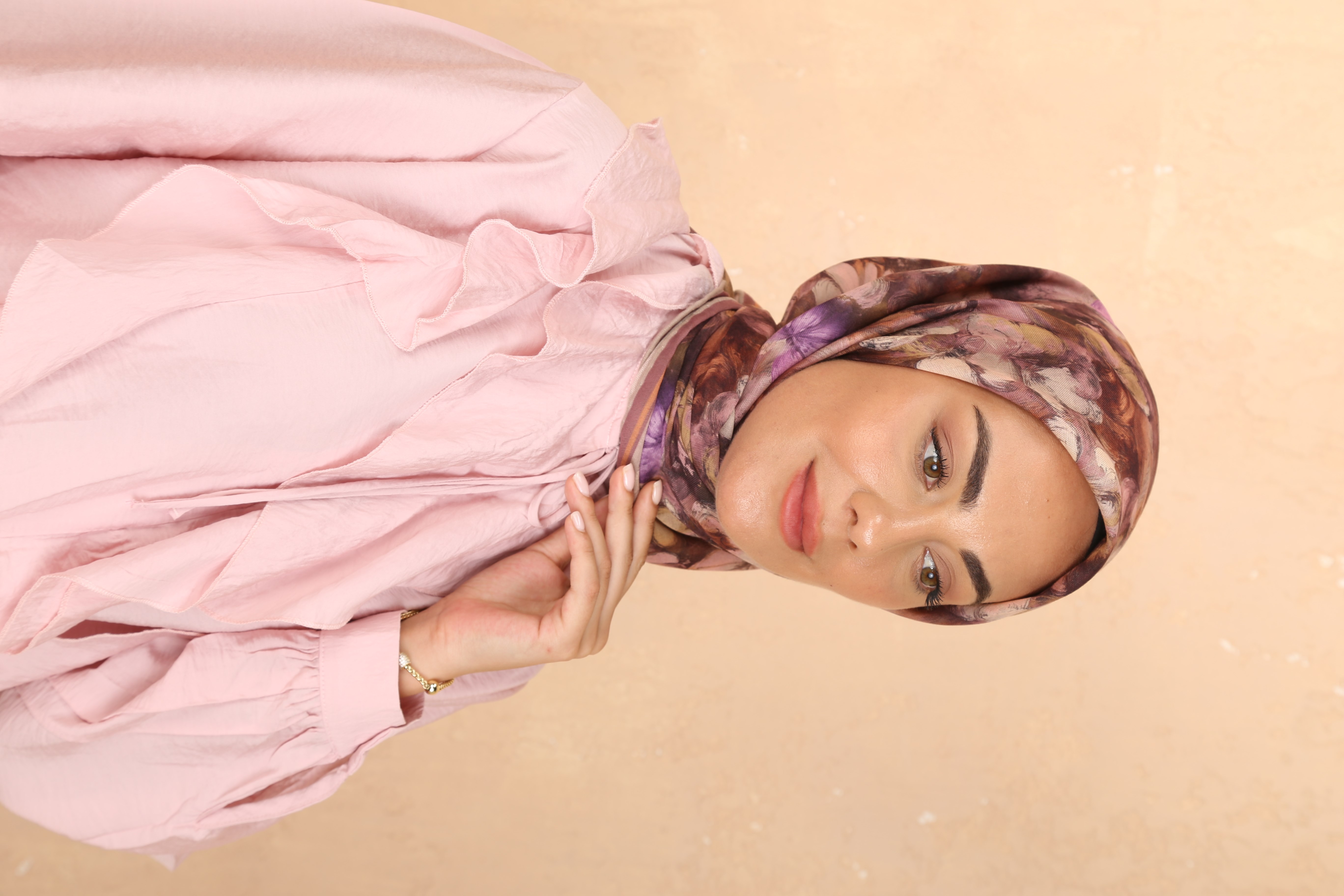 Locella Soft Pamuk Eşarp Pembe
