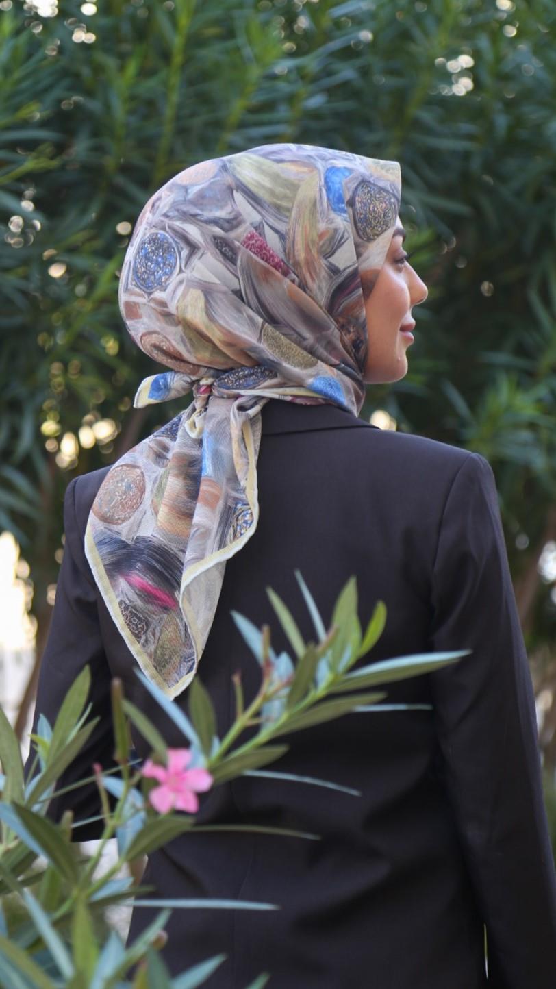 Locella Soft Pamuk Eşarp Sarı-6