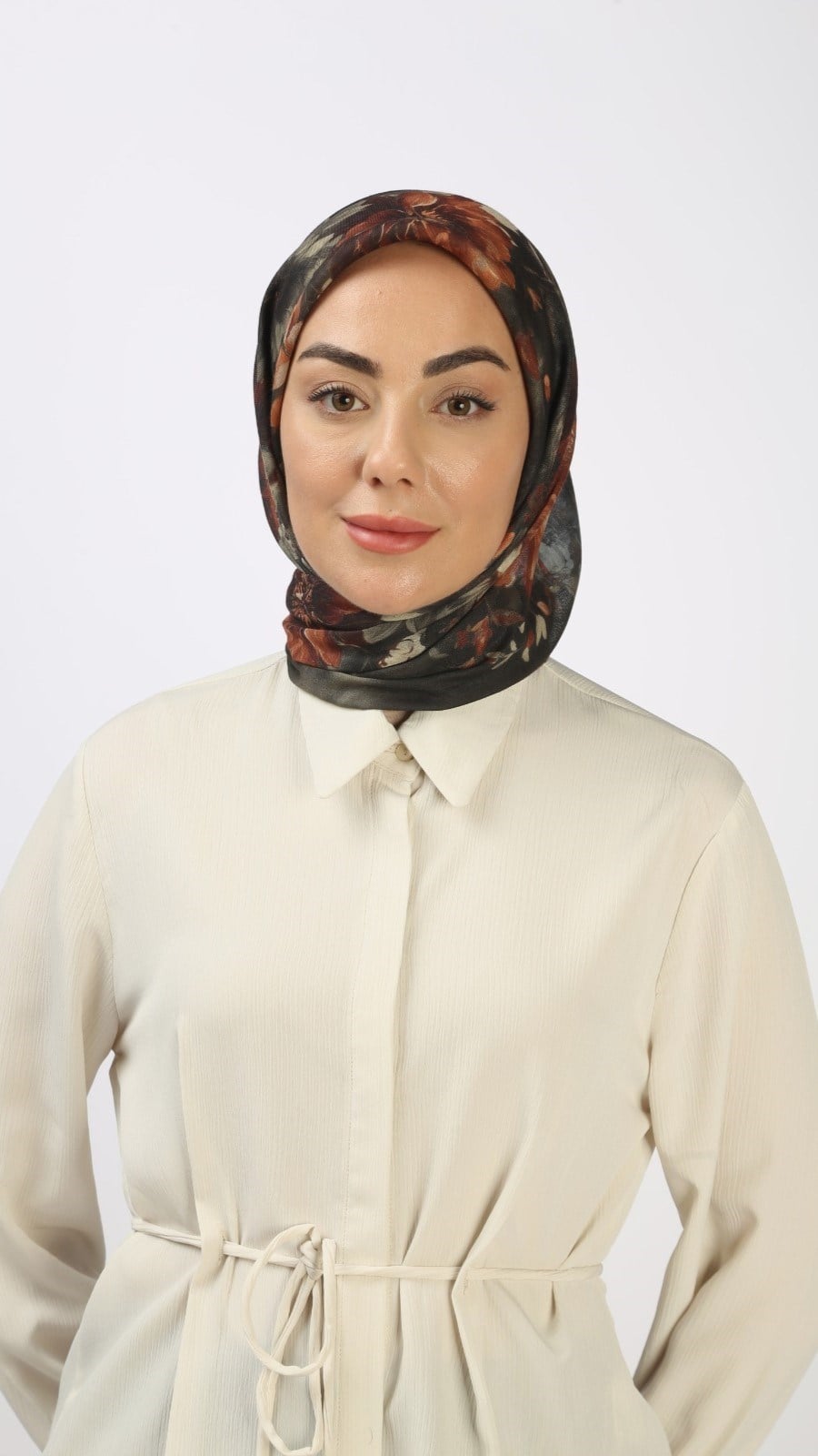 Locella Soft Pamuk Eşarp Koyu Yeşil