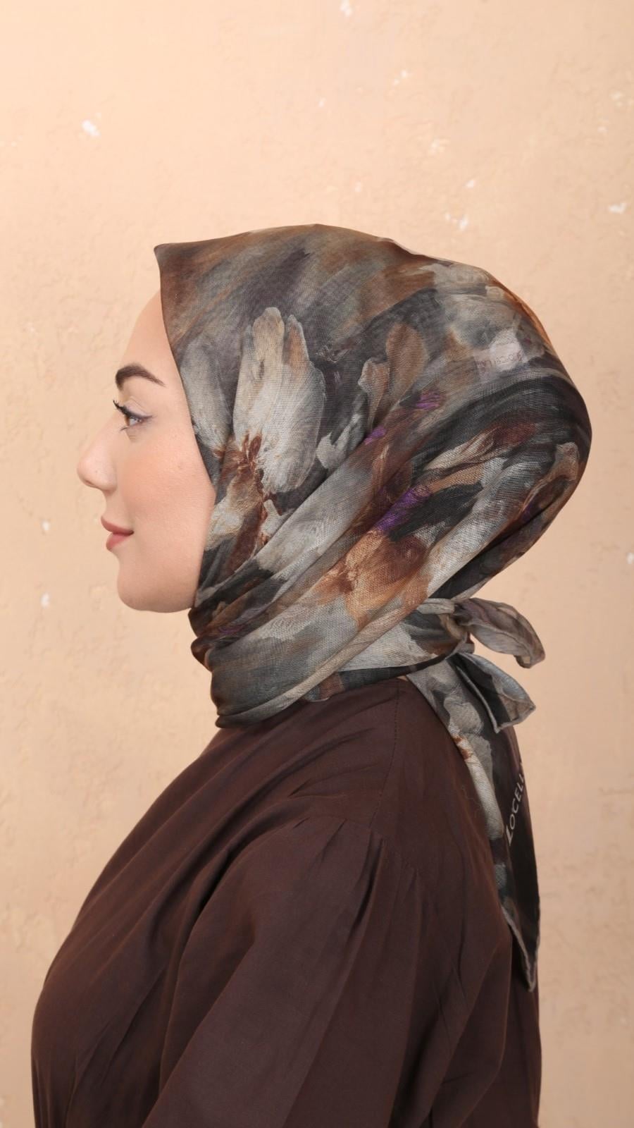 Locella Soft Pamuk Eşarp Vizon