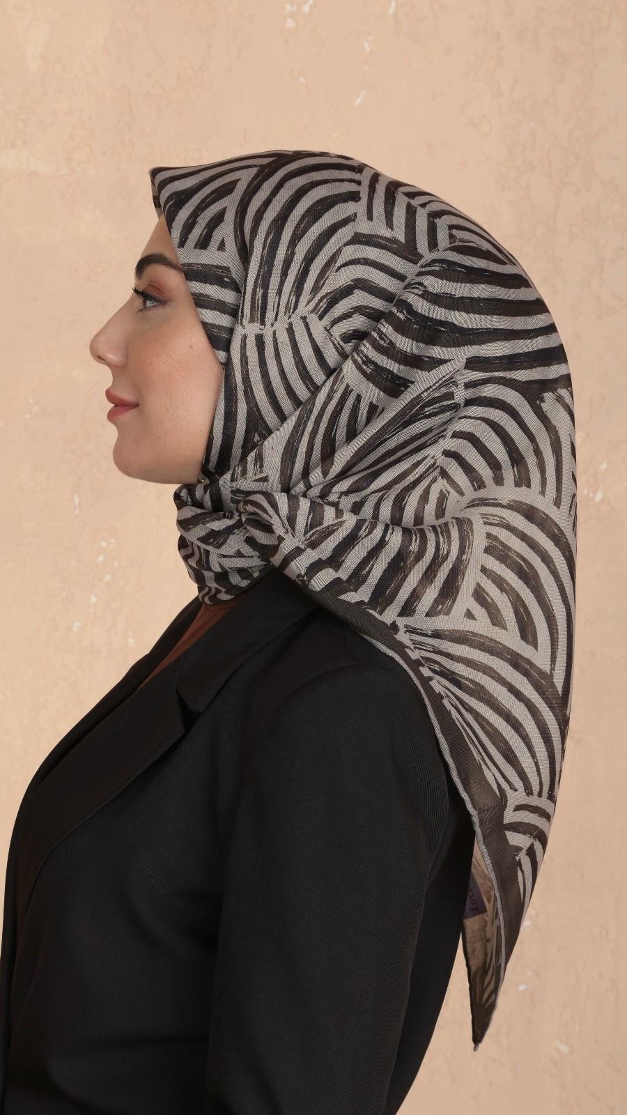 Locella Soft Pamuk Eşarp Yeşil-1