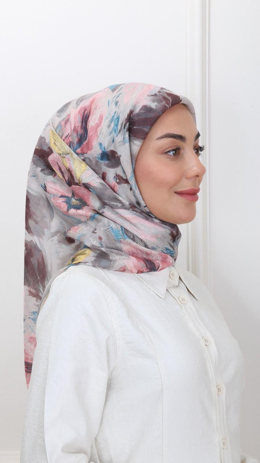 Locella Soft Pamuk Eşarp Vizon-1