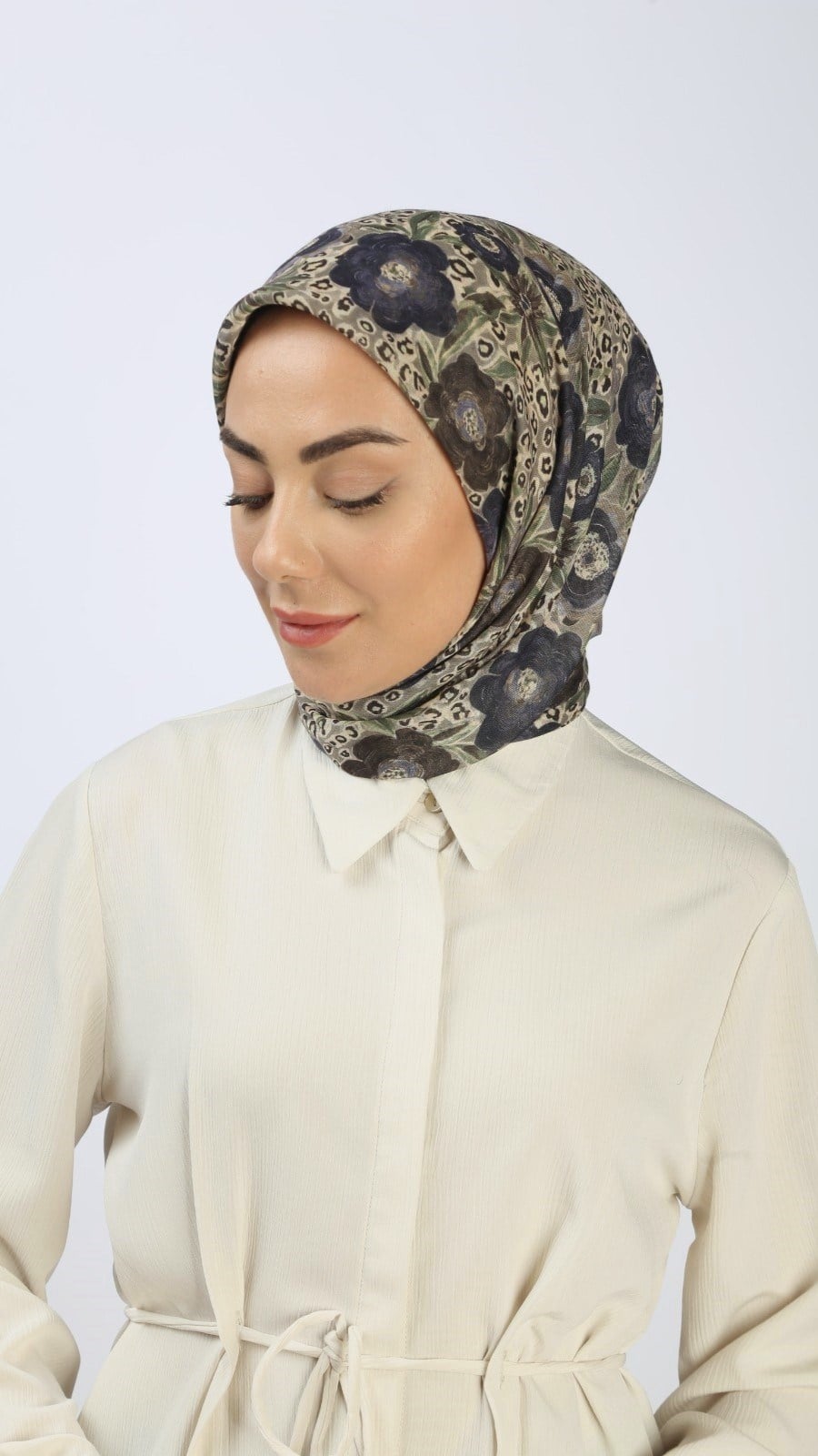 Locella Soft Pamuk Eşarp Mor