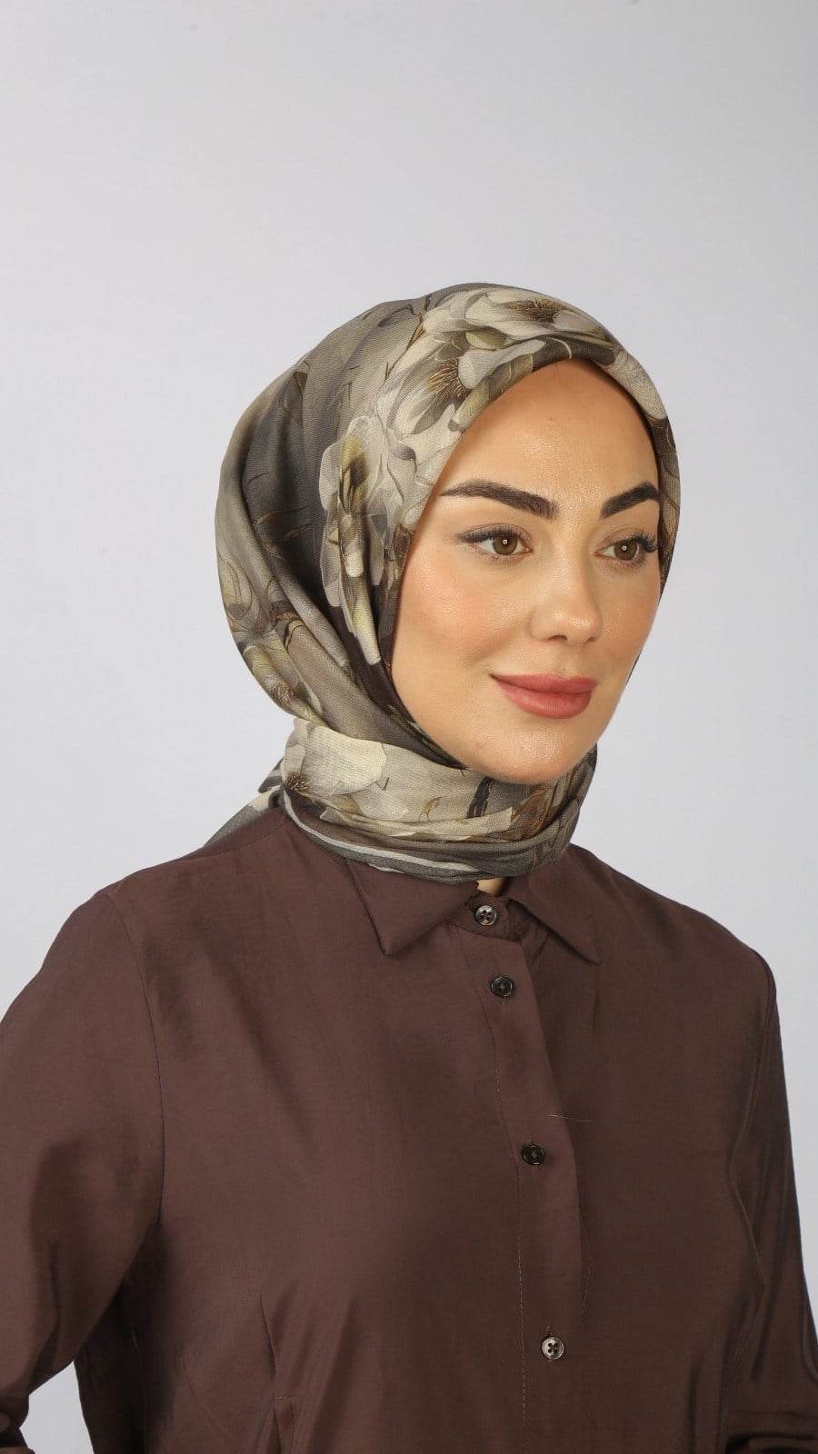 Locella Soft Pamuk Eşarp Olive