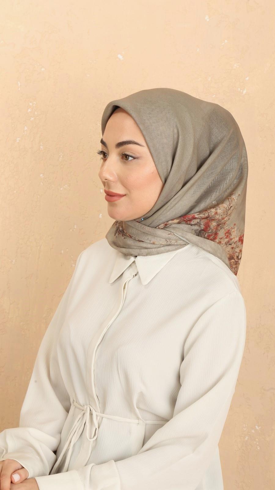 Locella Soft Pamuk Eşarp Kum Beji