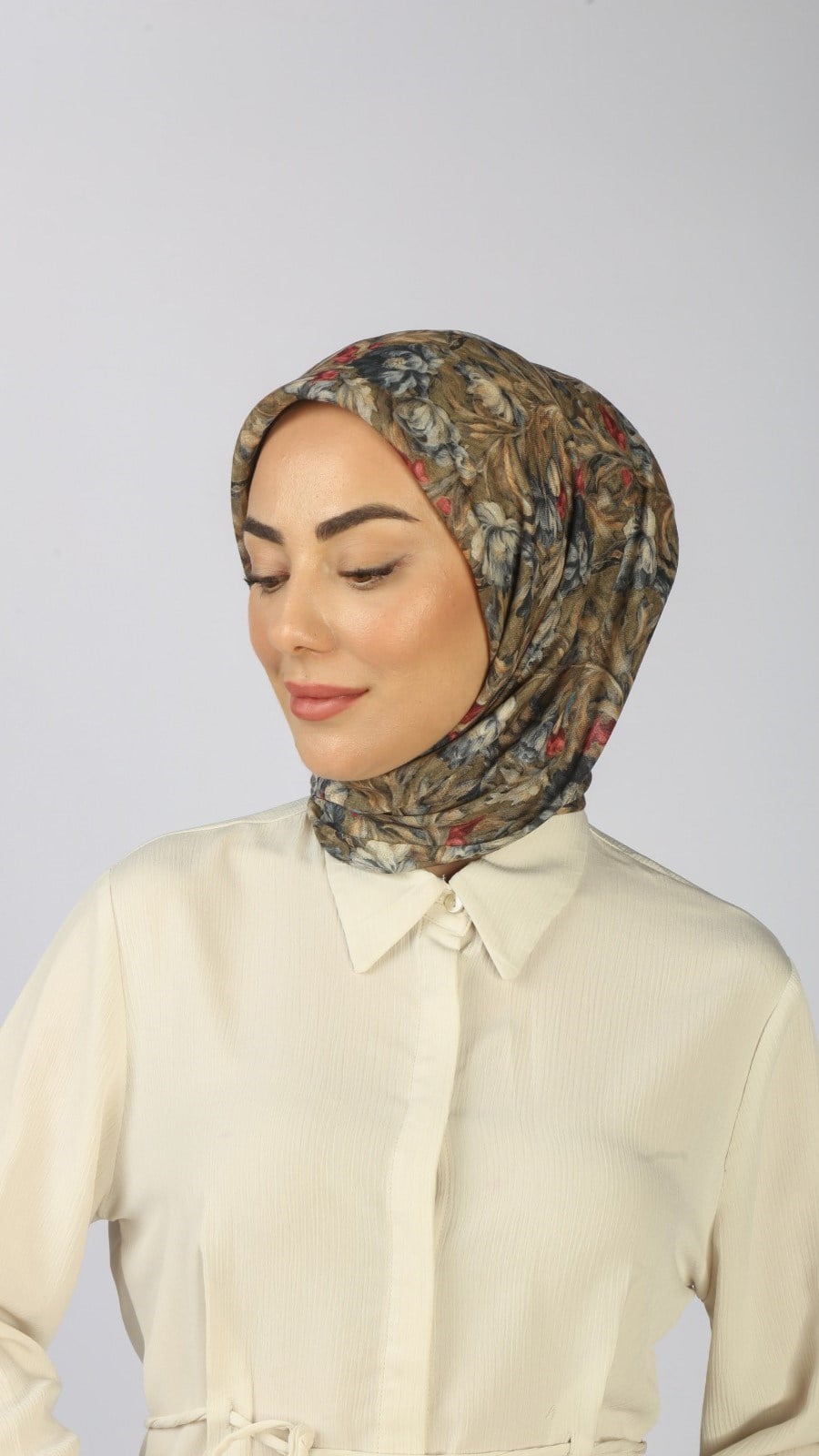 Locella Soft Pamuk Eşarp Olive