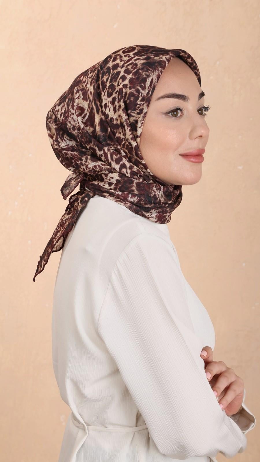 Locella Soft Pamuk Eşarp Bordo