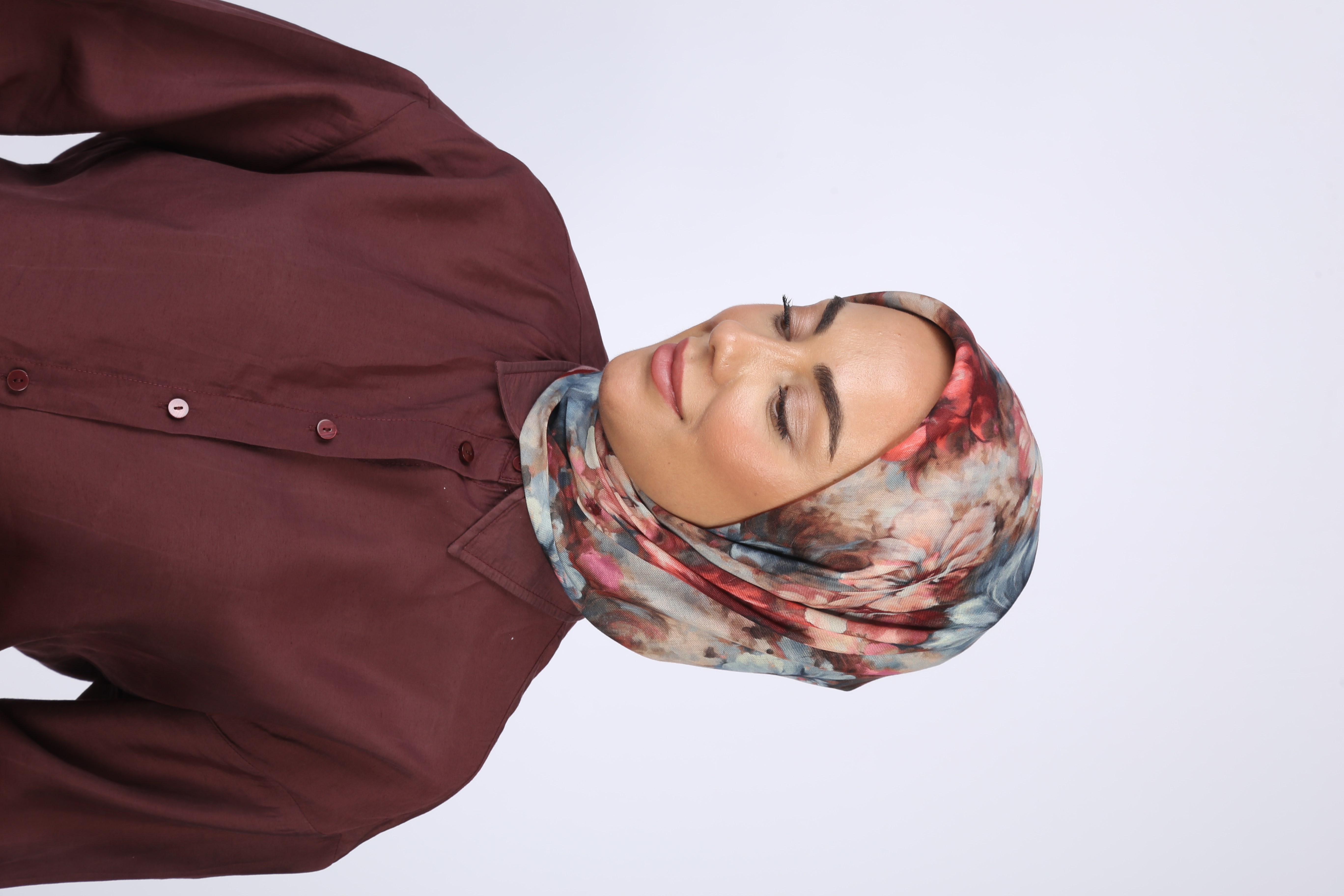 Locella Soft Pamuk Eşarp Kırmızı