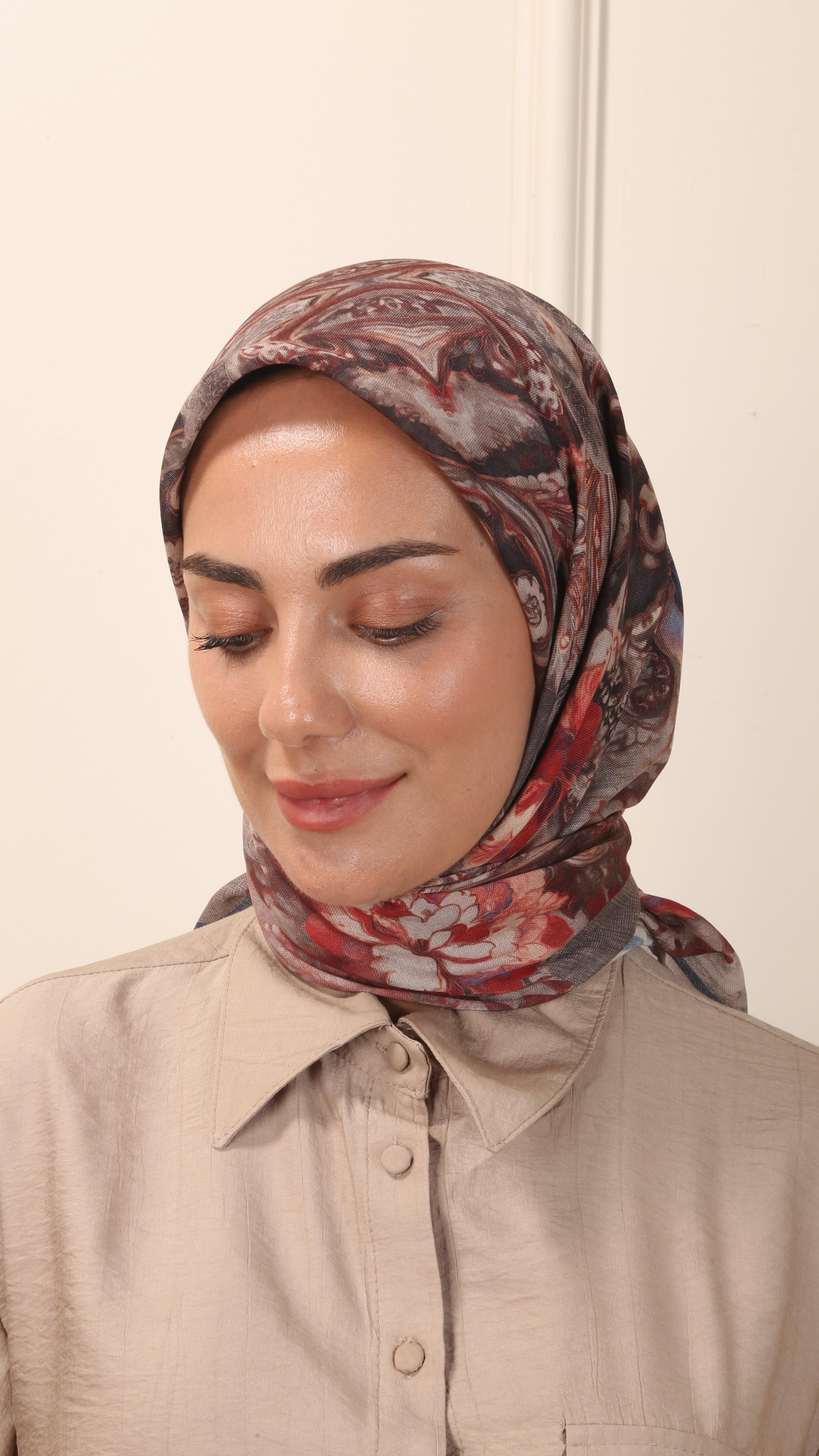 Locella Soft Pamuk Eşarp Bej-6