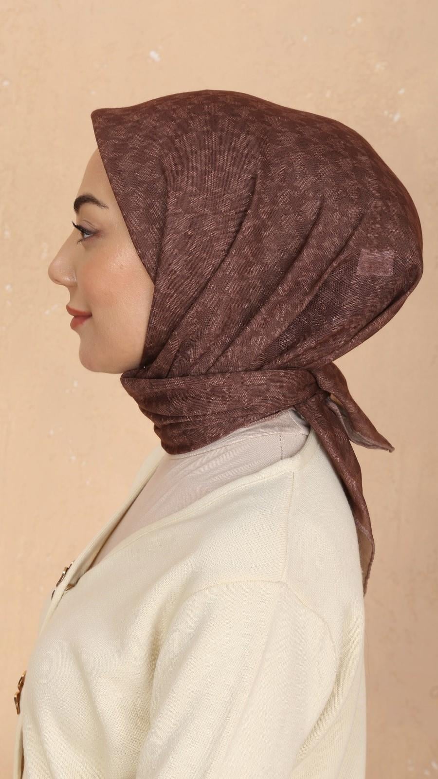 Locella Soft Pamuk Eşarp Cappucino
