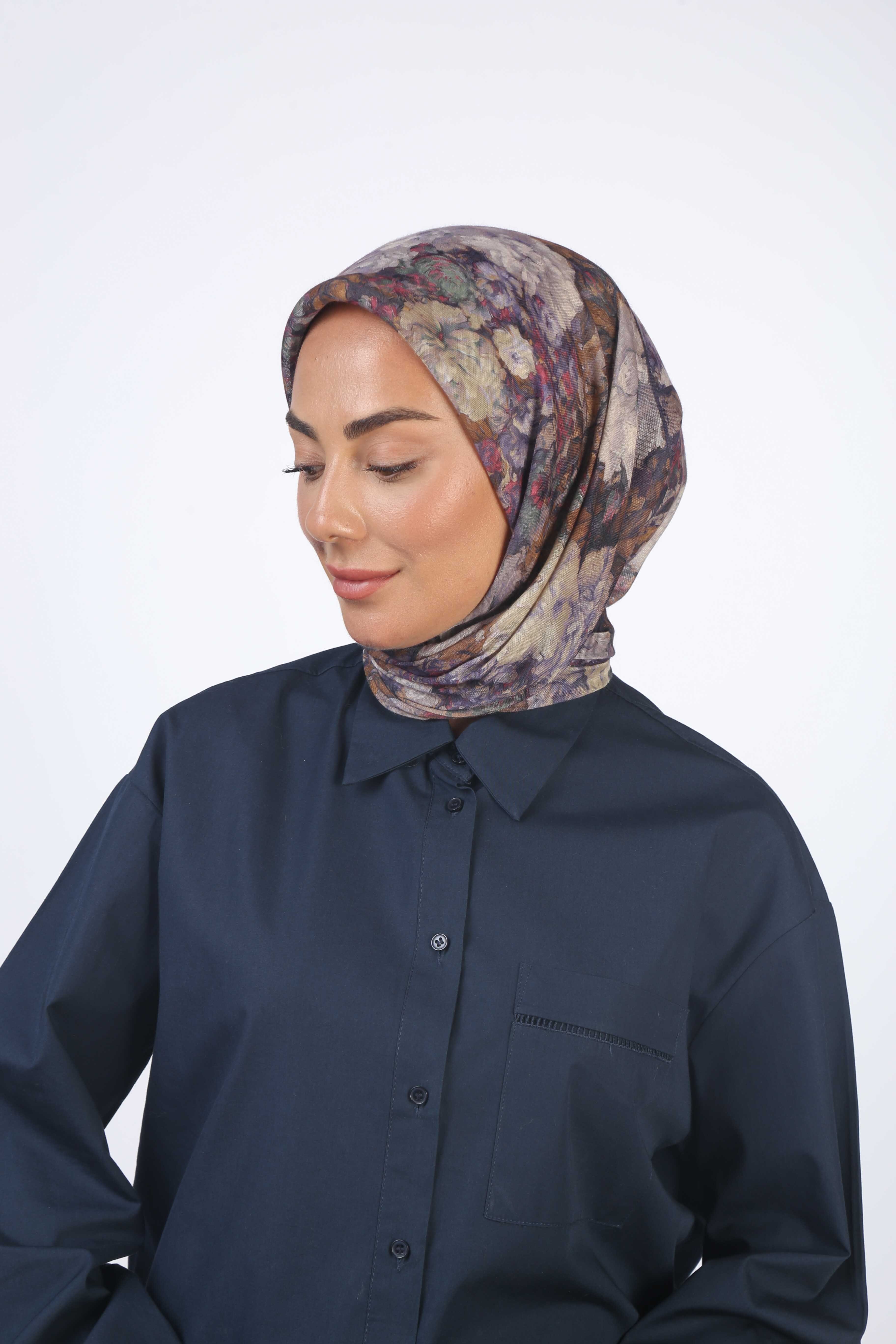 Locella Soft Pamuk Eşarp Leylak