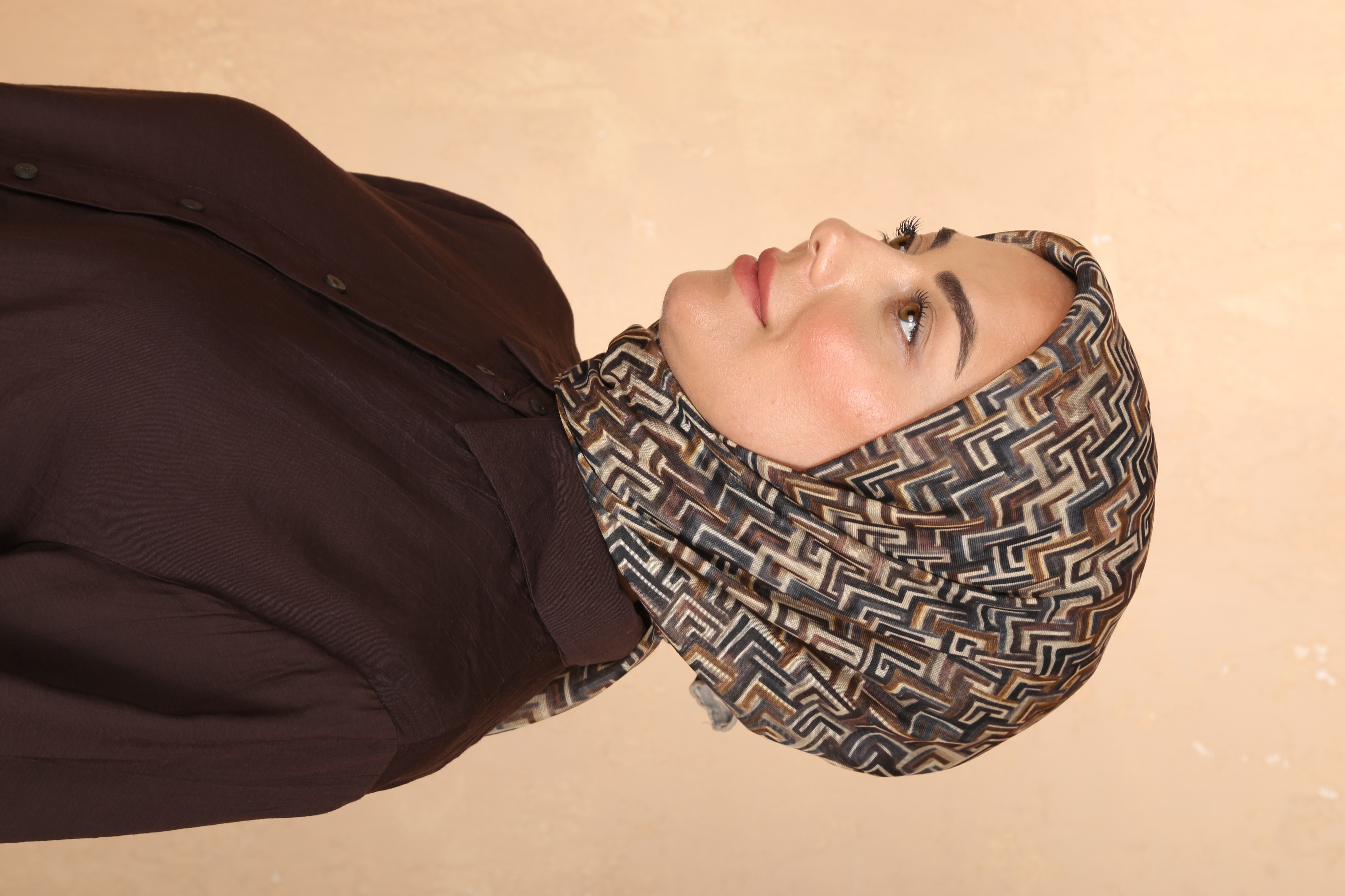 Locella Soft Pamuk Eşarp Siyah