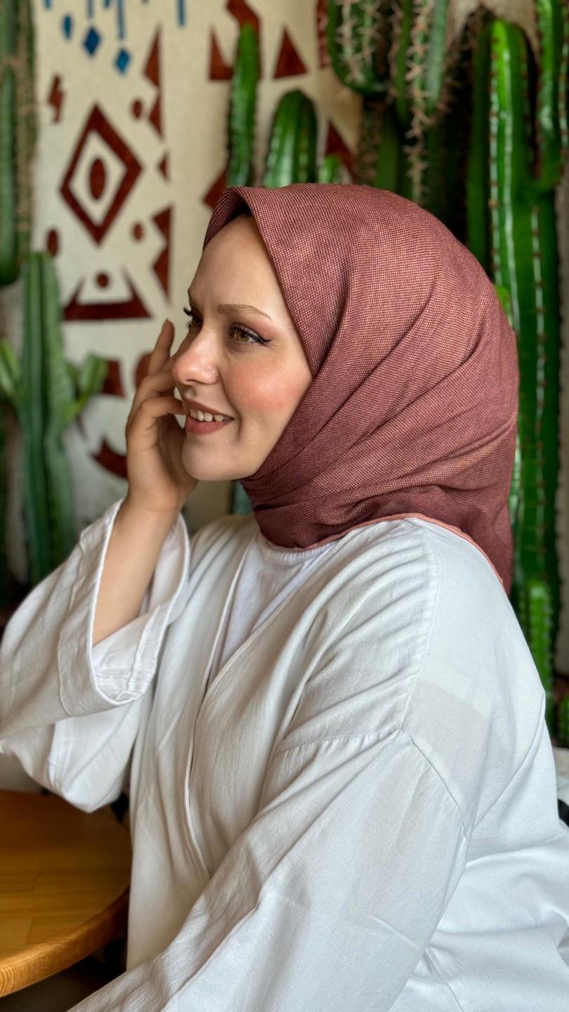 Locella Soft Pamuk Eşarp Bal Köpüğü-7