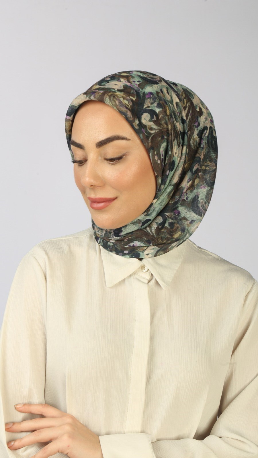 Locella Soft Pamuk Eşarp Mint