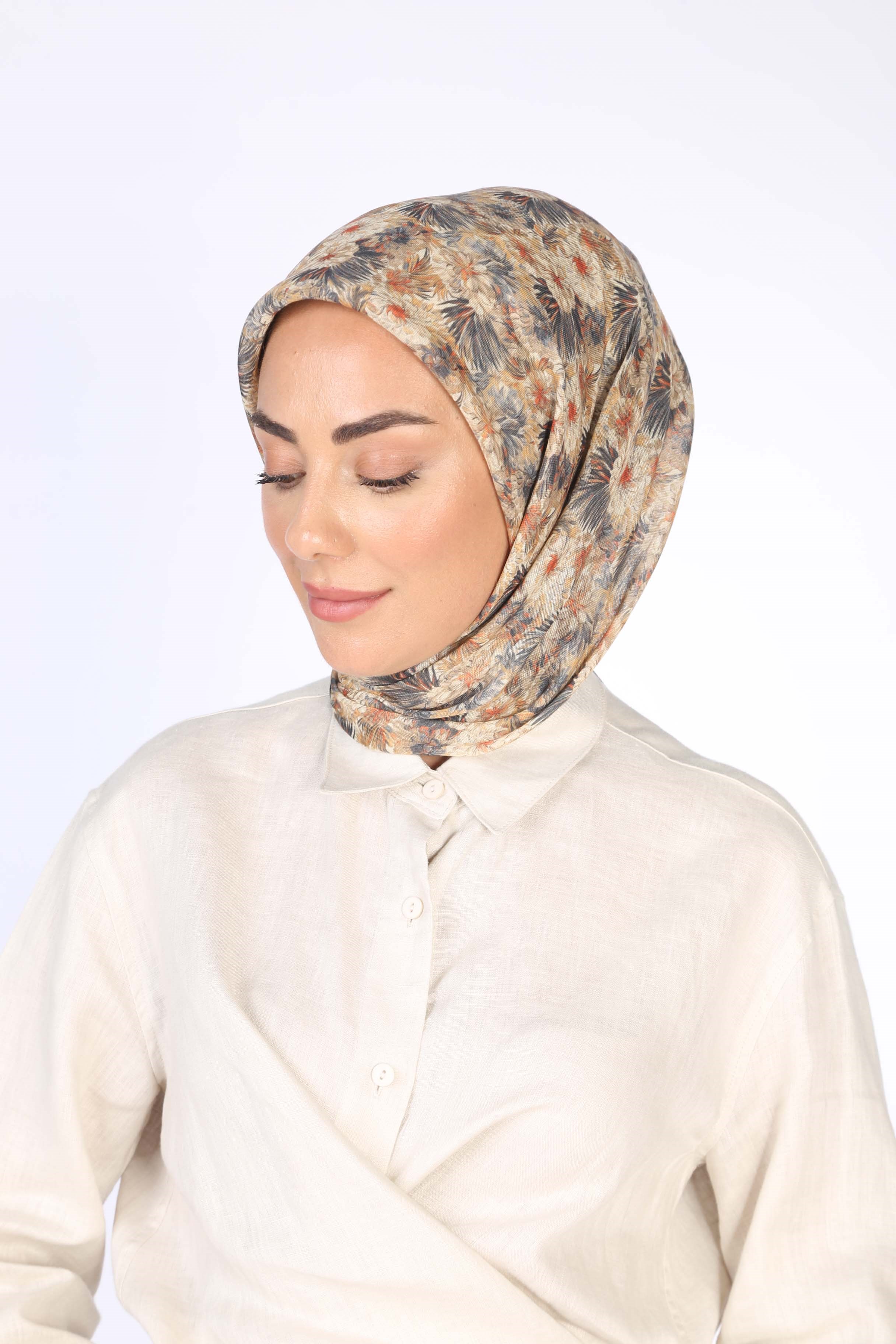 Locella Soft Pamuk Eşarp Siyah