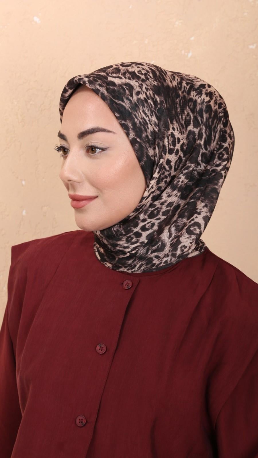 Locella Soft Pamuk Eşarp Kahve