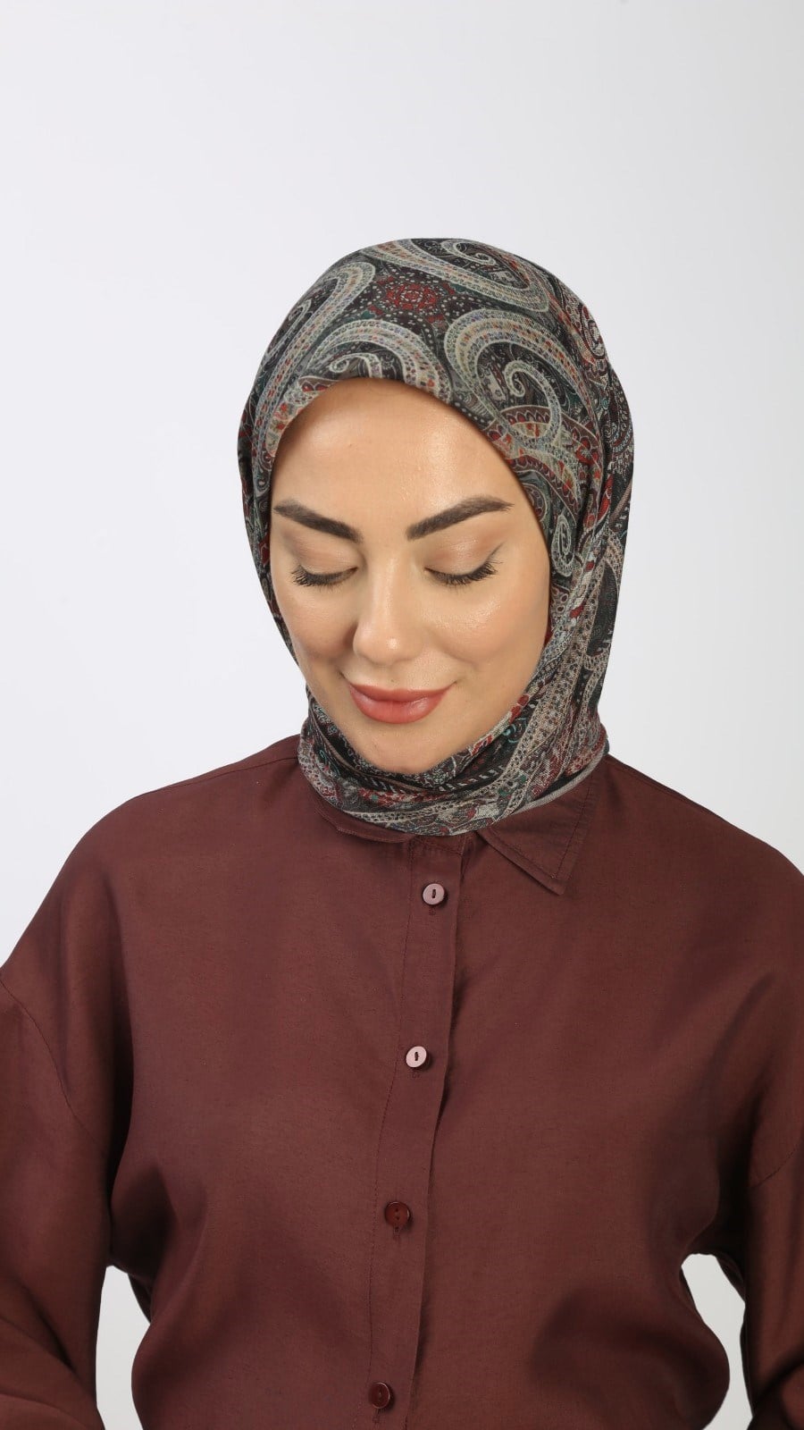 Locella Soft Pamuk Eşarp Kırmızı