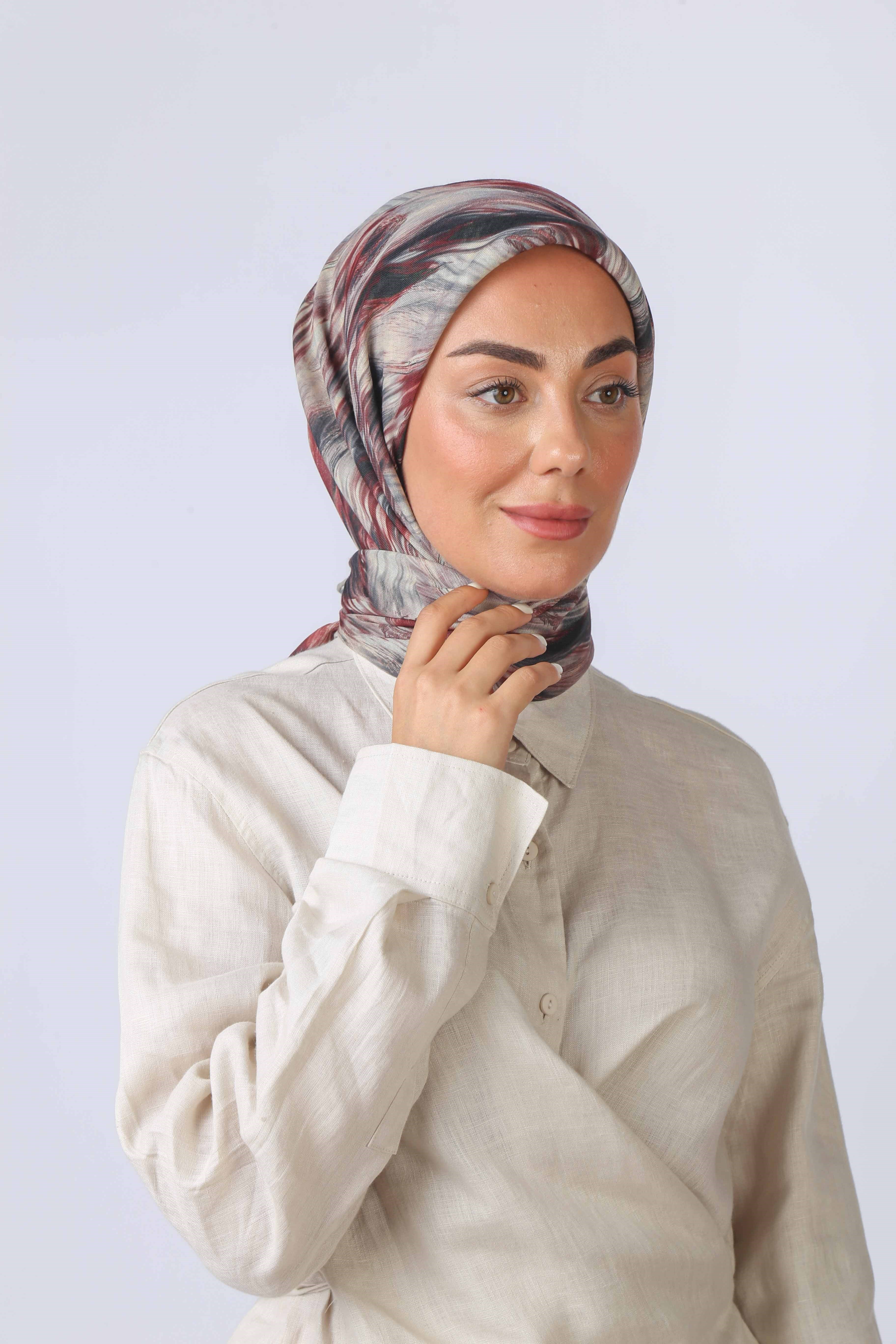 Locella Soft Pamuk Eşarp Kırmızı