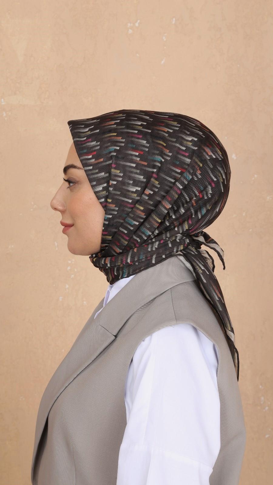 Locella Soft Pamuk Eşarp Acı Kahve-4