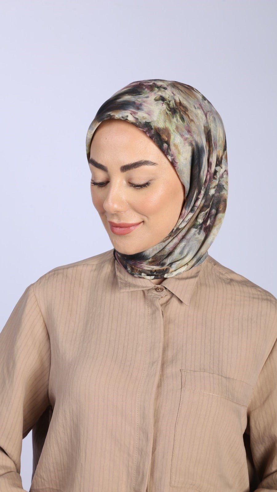 Locella Soft Pamuk Eşarp Siyah