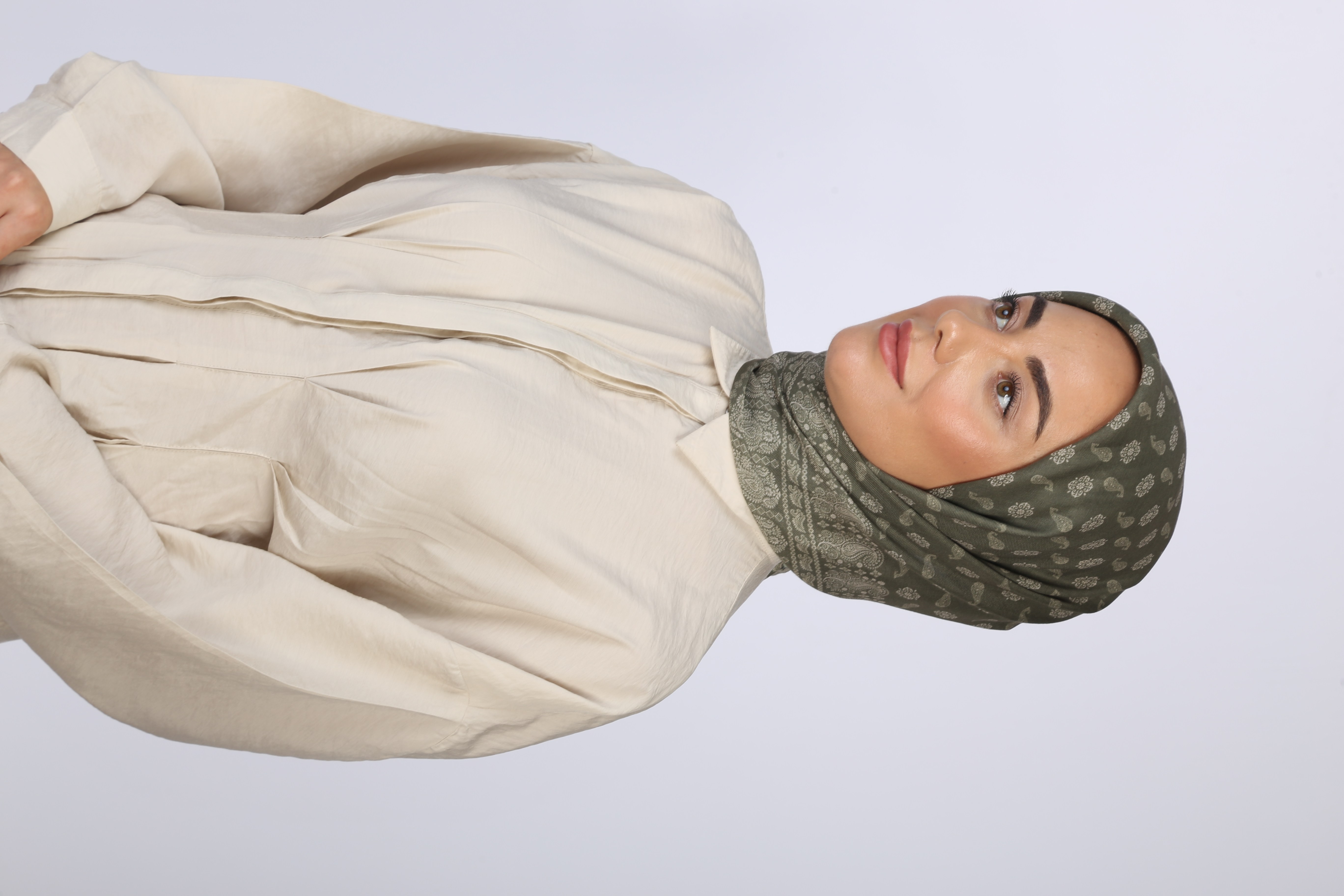 Locella Soft Pamuk Eşarp Haki